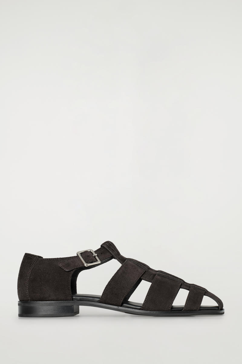 Suede Fisherman Sandals