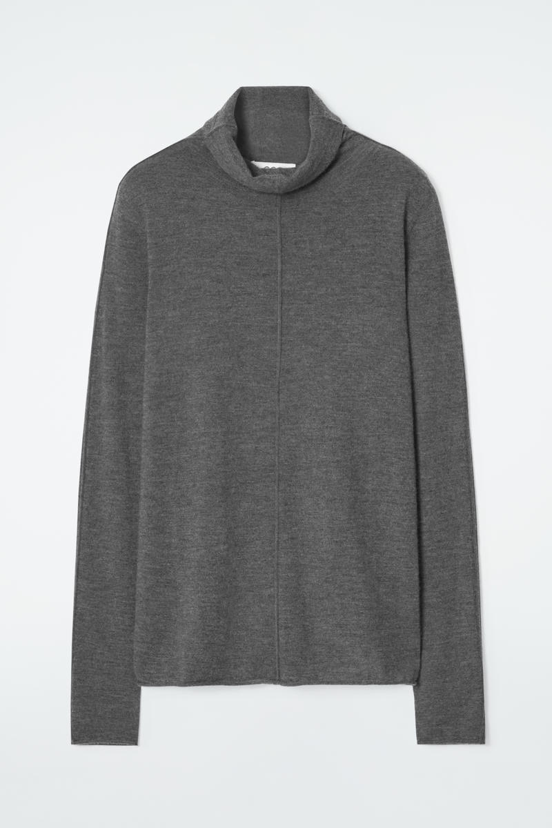 Pure Cashmere Rollneck Top