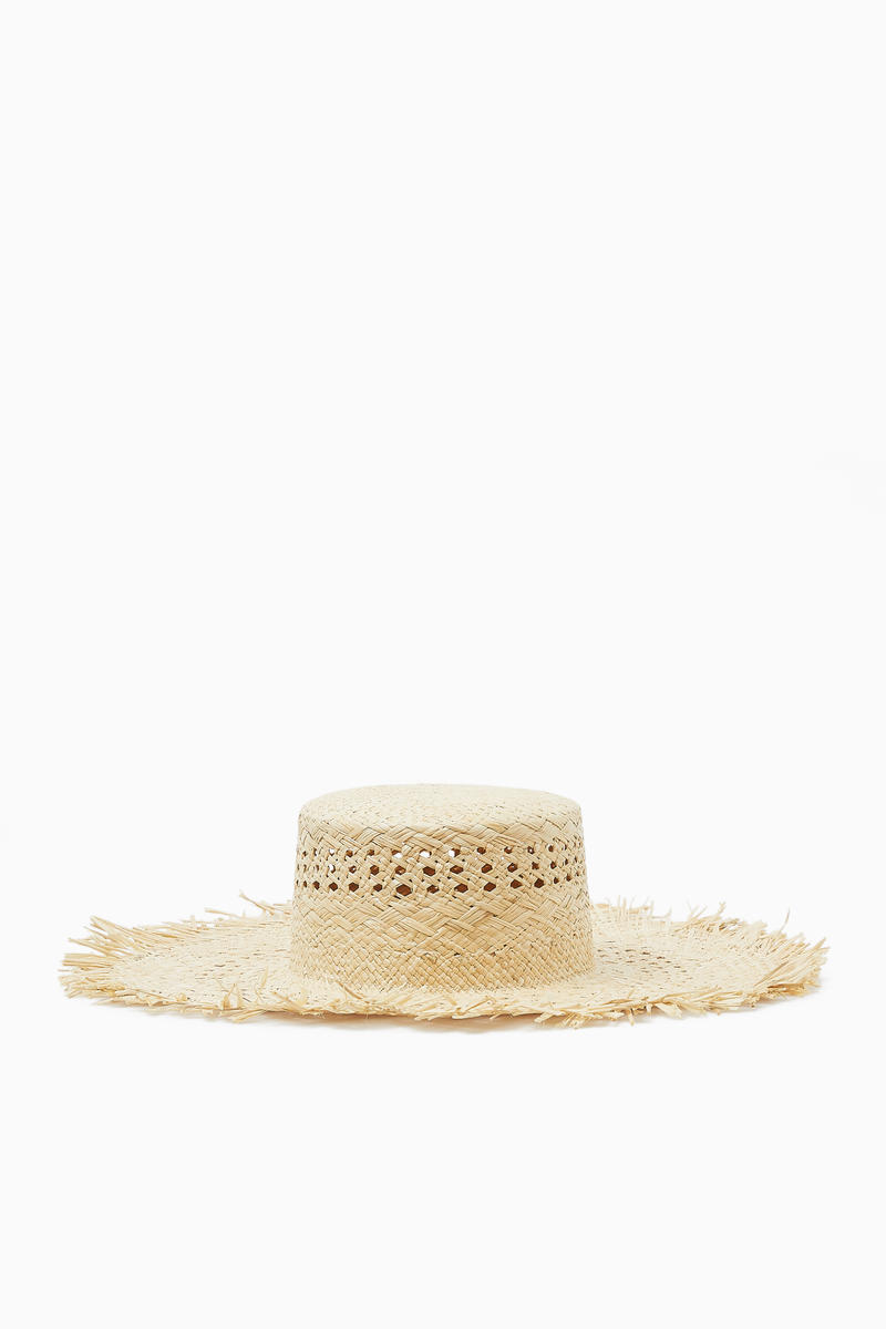 Frayed Straw Hat