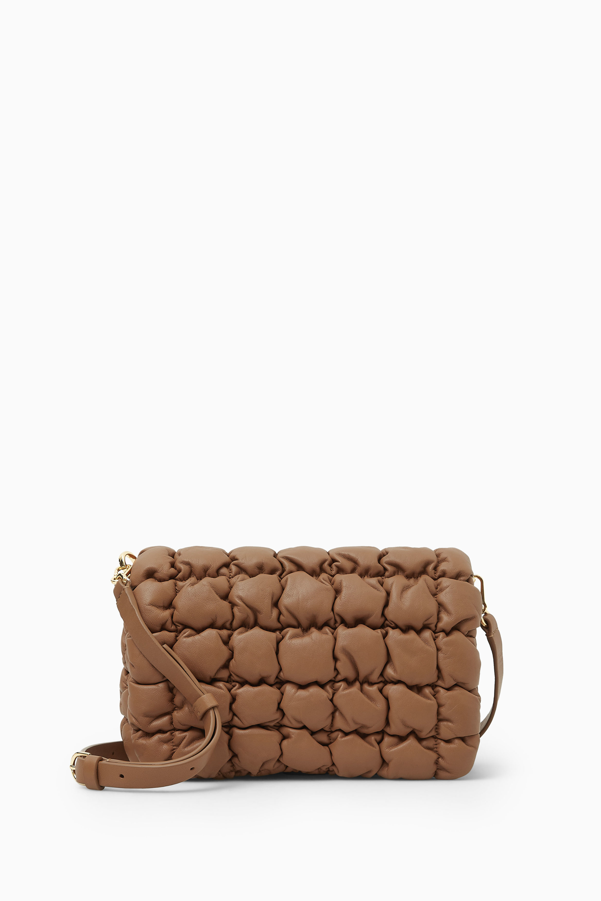 QUILTED CROSSBODY BAG - LEATHER - BLACK | COS US