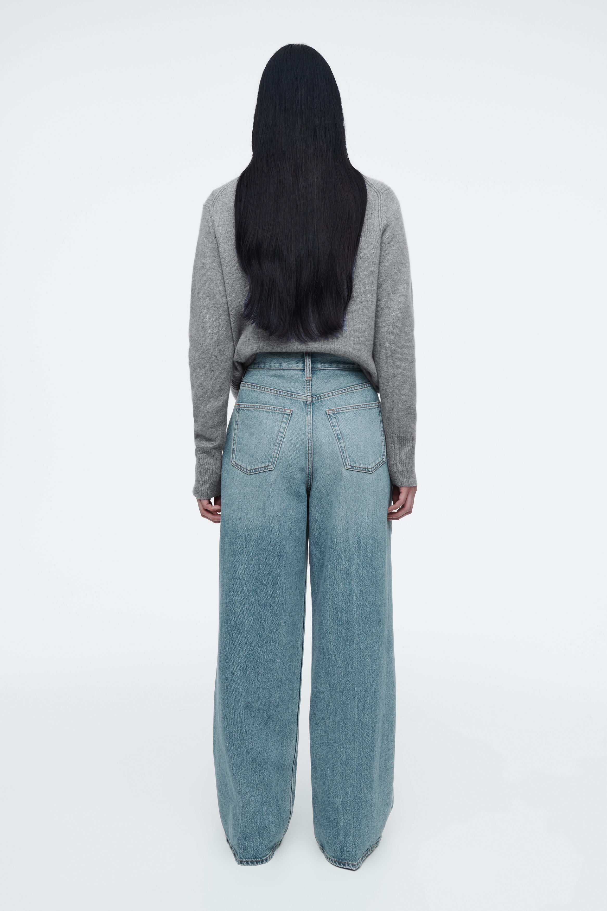TIDE WIDE-LEG JEANS - DUSTY BLUE | COS