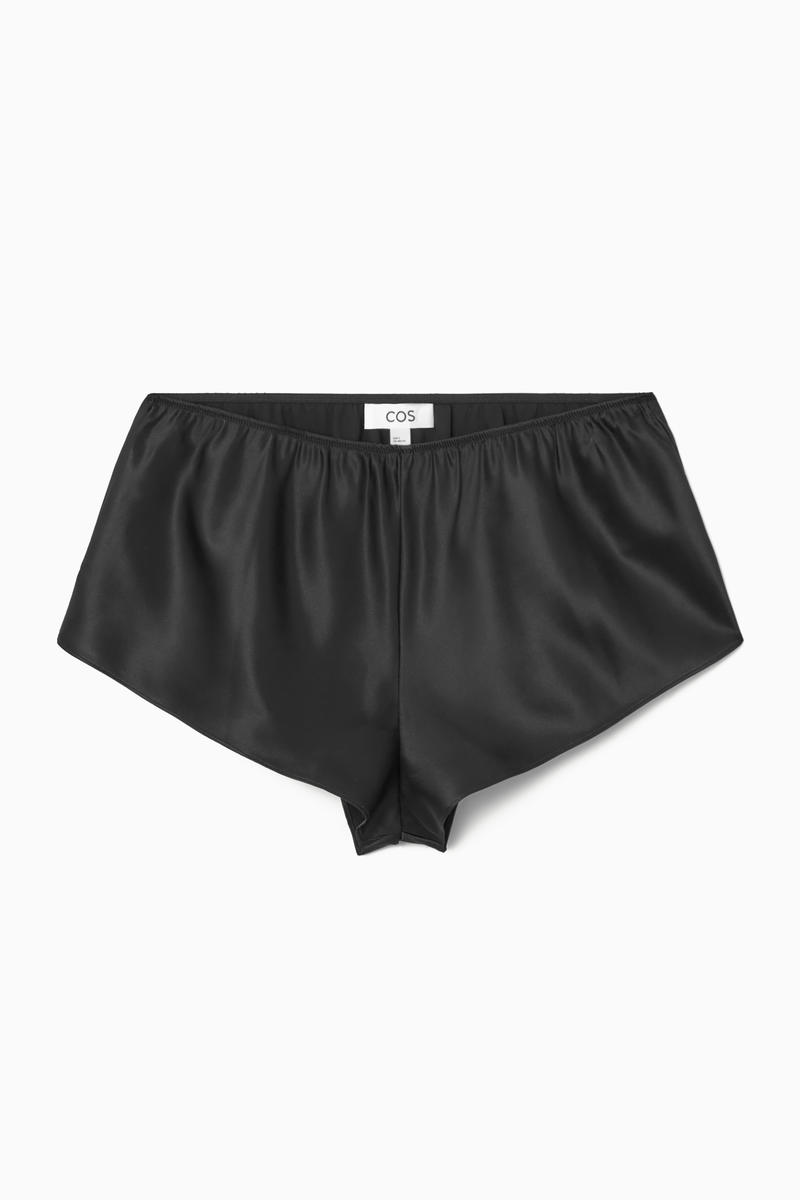 Silk-Satin Shorts