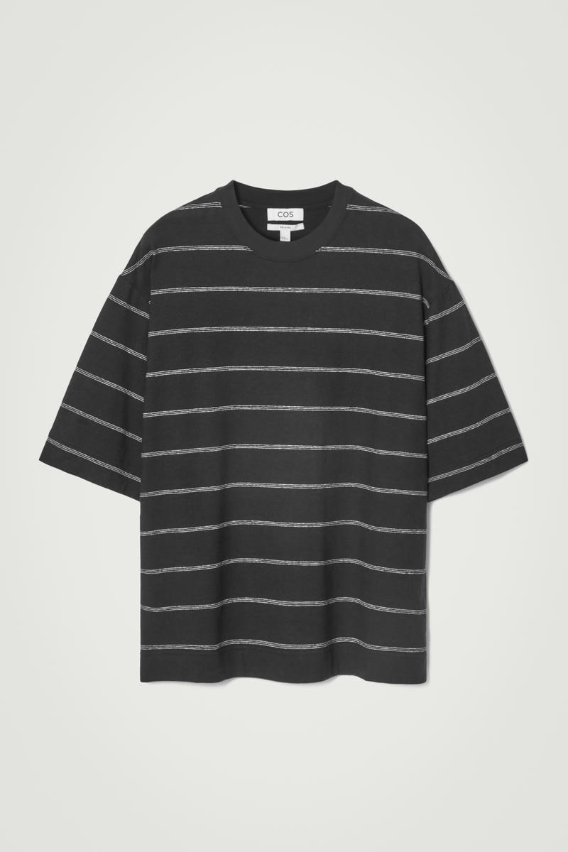 Relaxed Striped Hemp-Jersey T-Shirt
