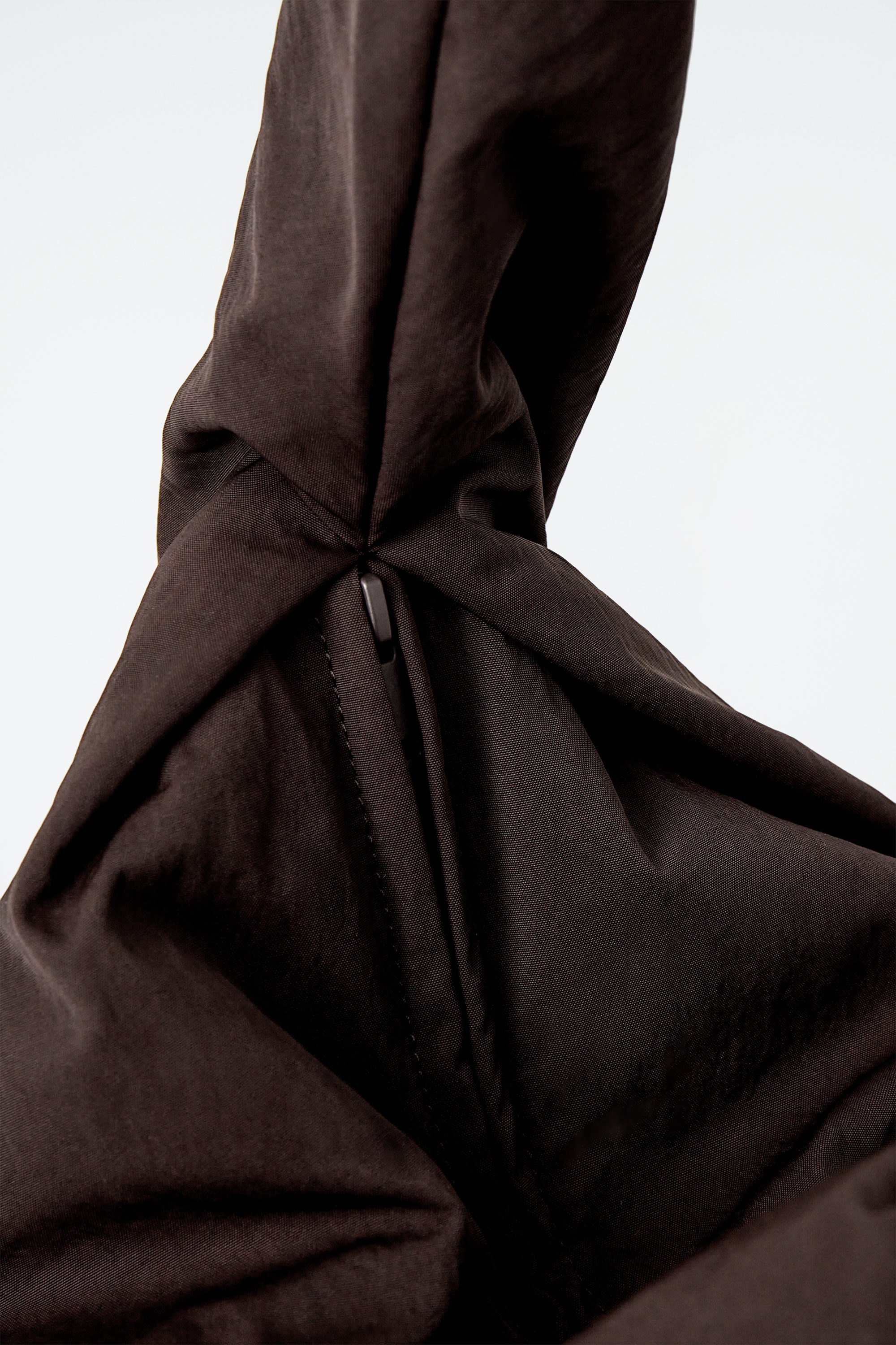 KITE SHOULDER BAG - NYLON - BROWN