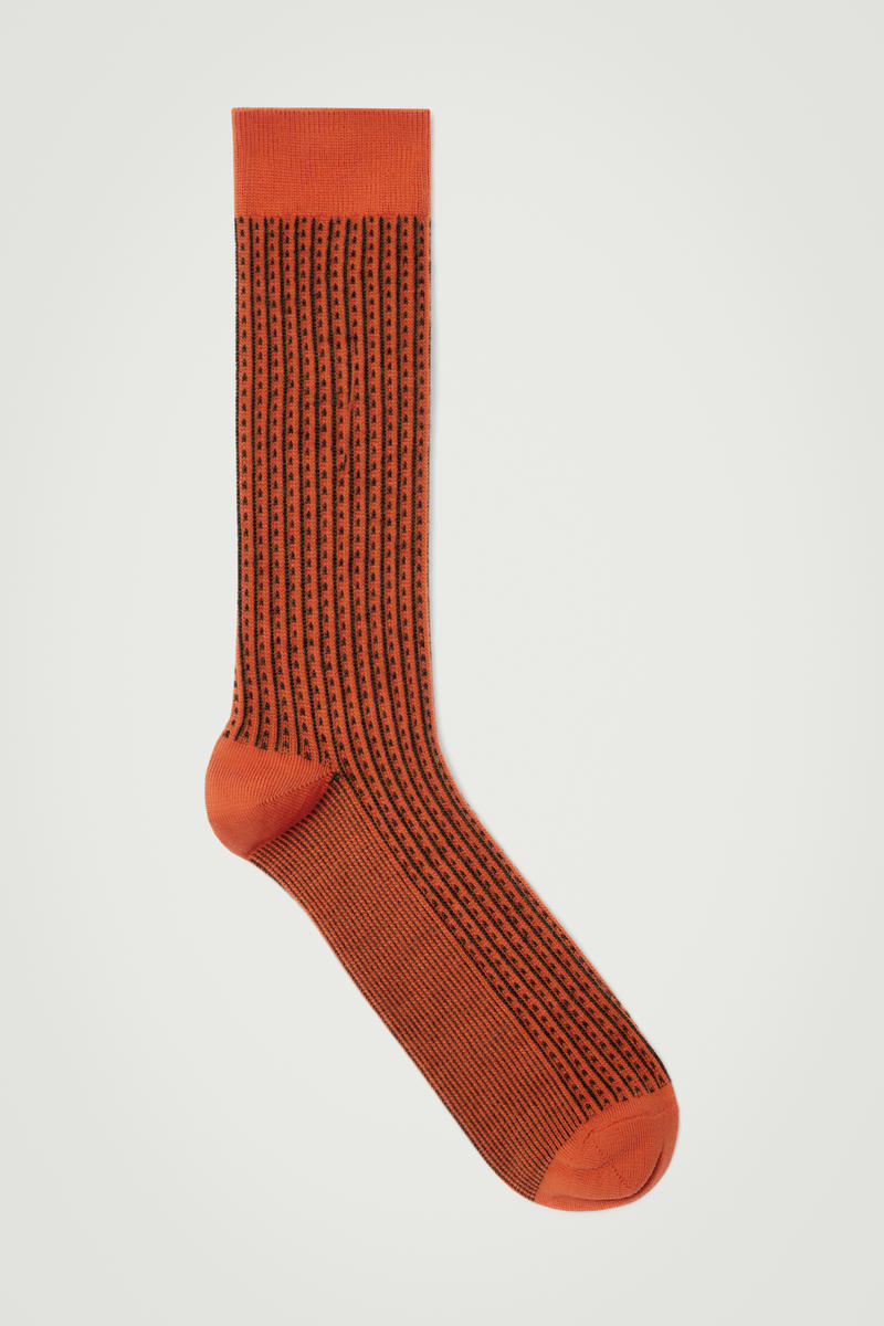 Chunky Ribbed Wool Socks