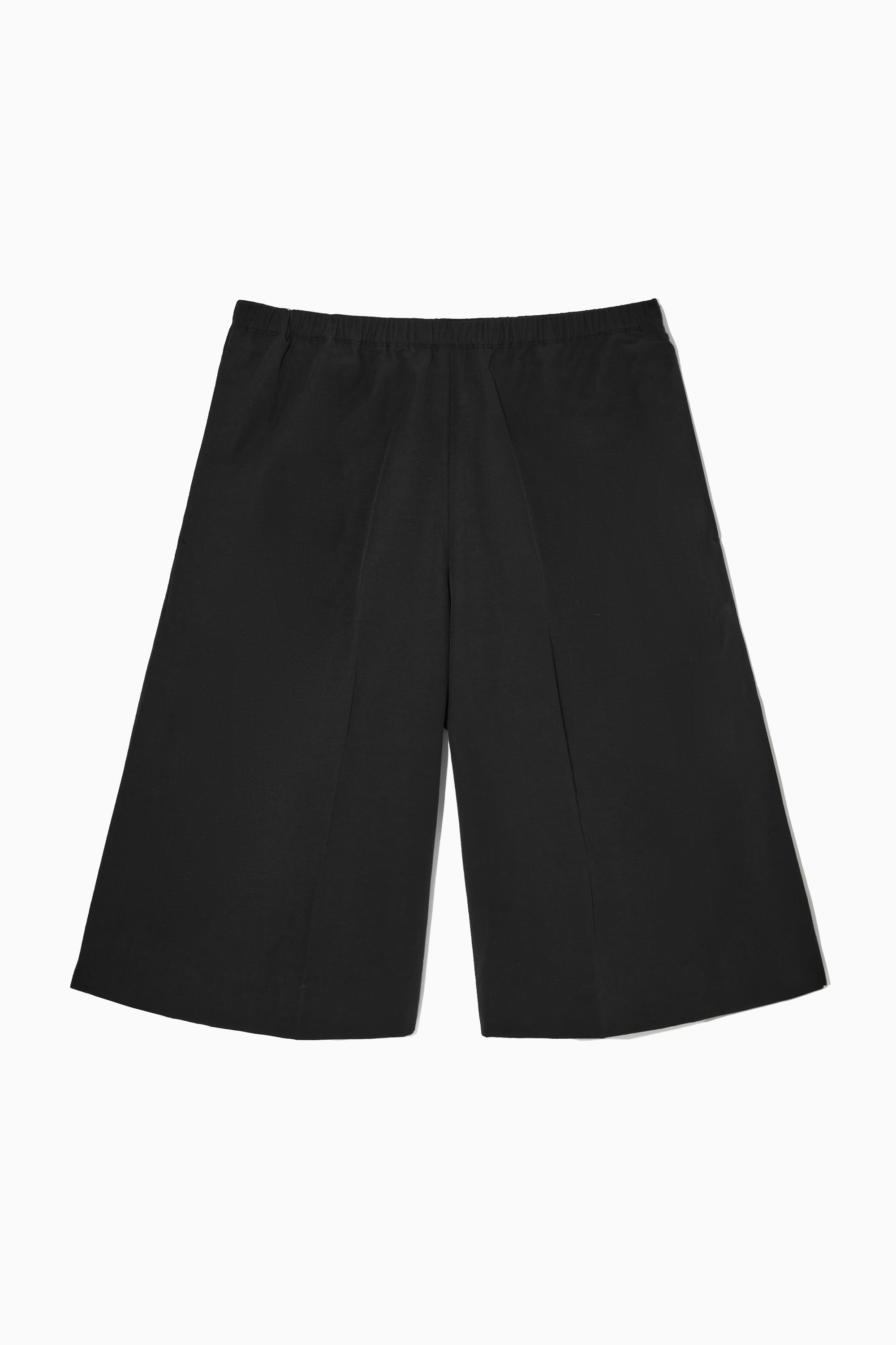 ELASTICATED BERMUDA SHORTS - GREEN | COS