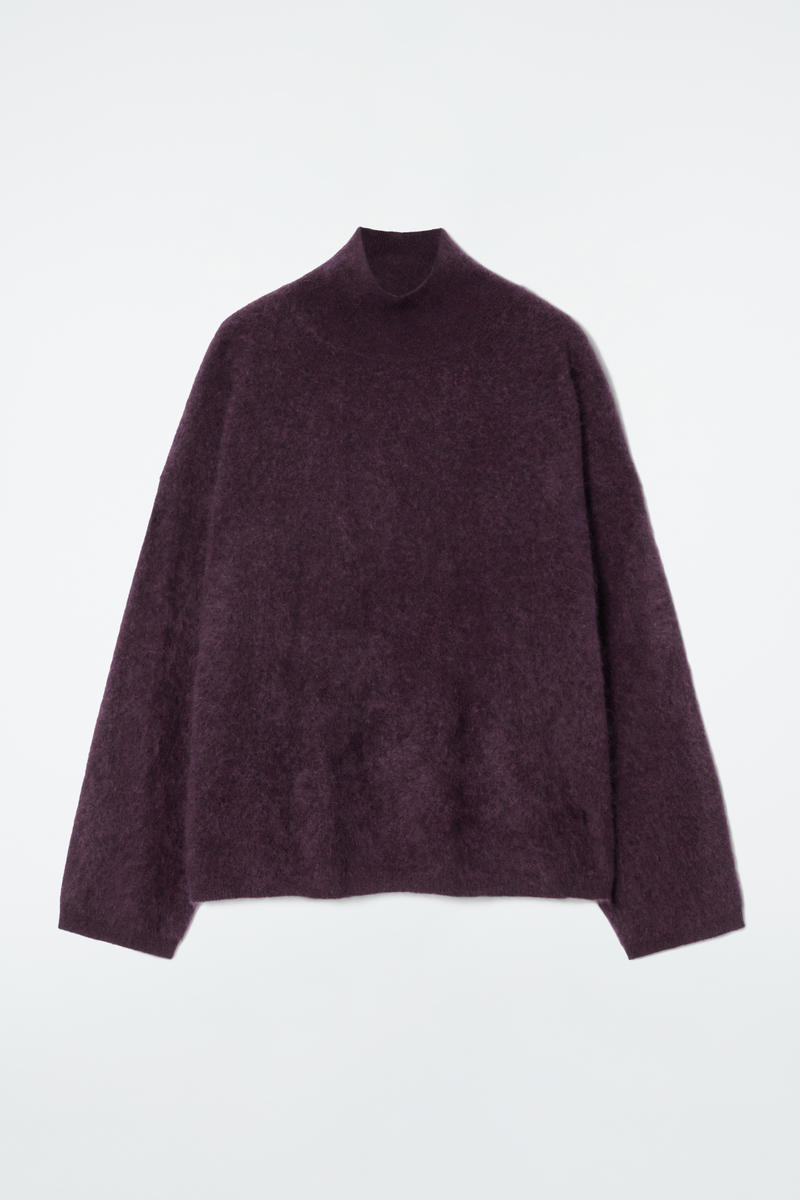 Brushed-Cashmere Turtleneck Jumper