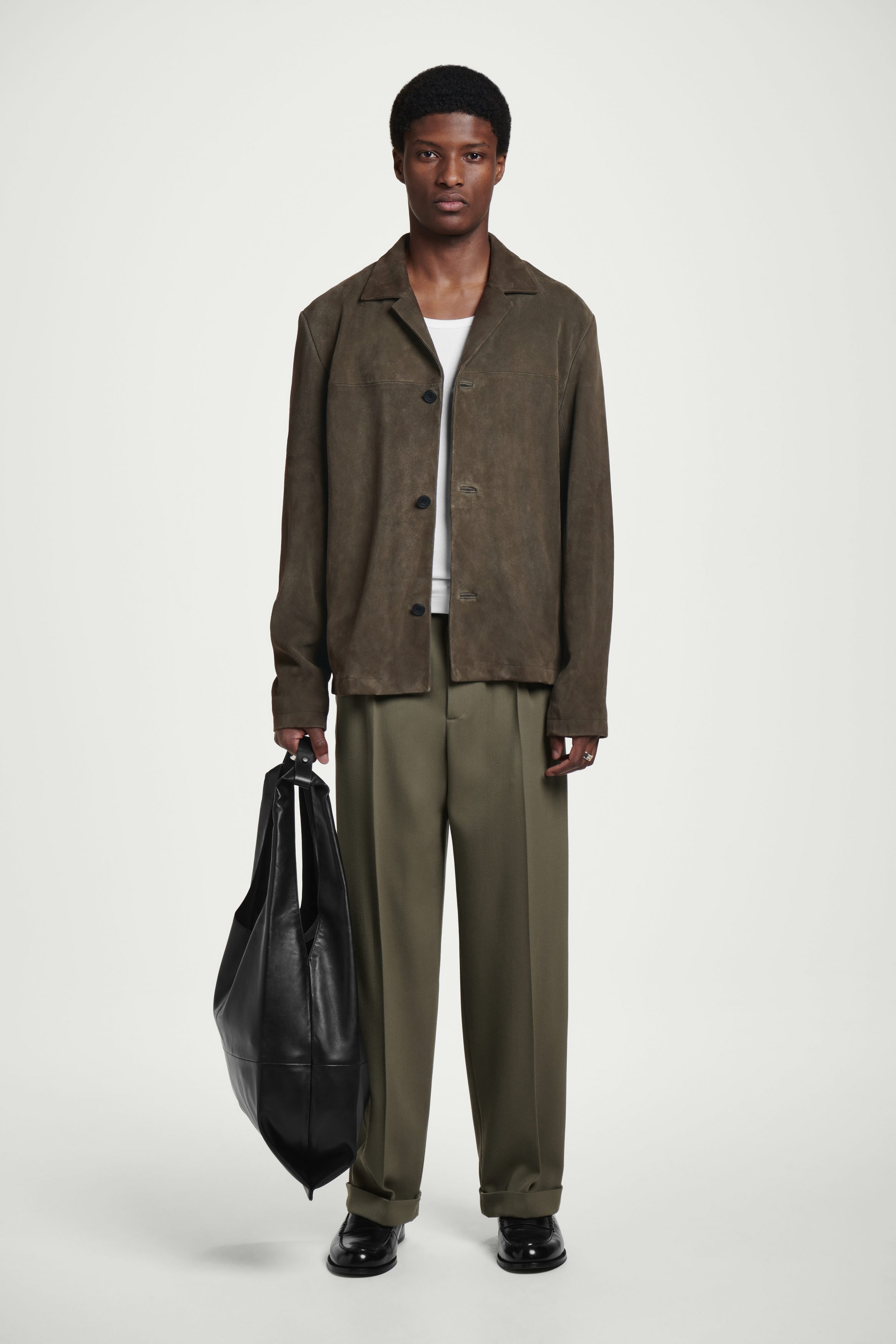 SLOUCHY TOTE BAG - LEATHER