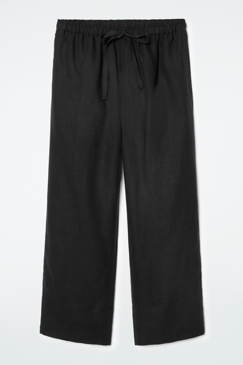 Drawstring Linen Trousers