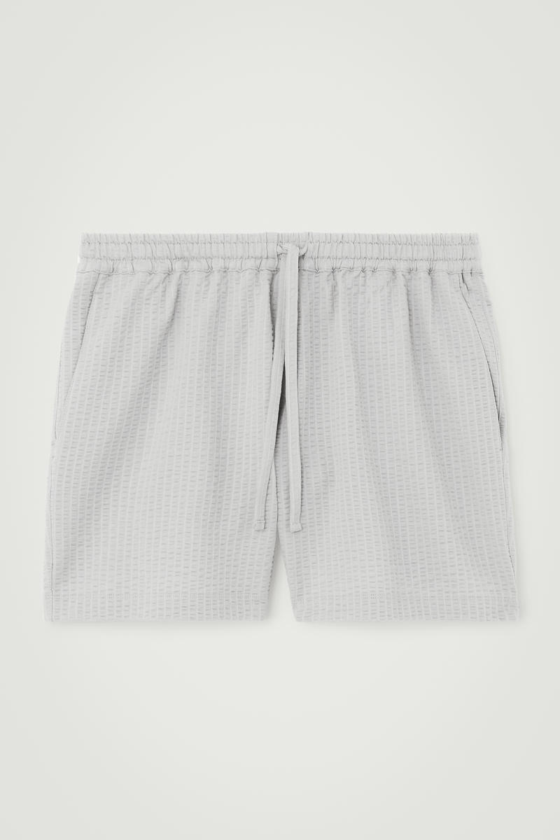 Seersucker Elasticated Shorts