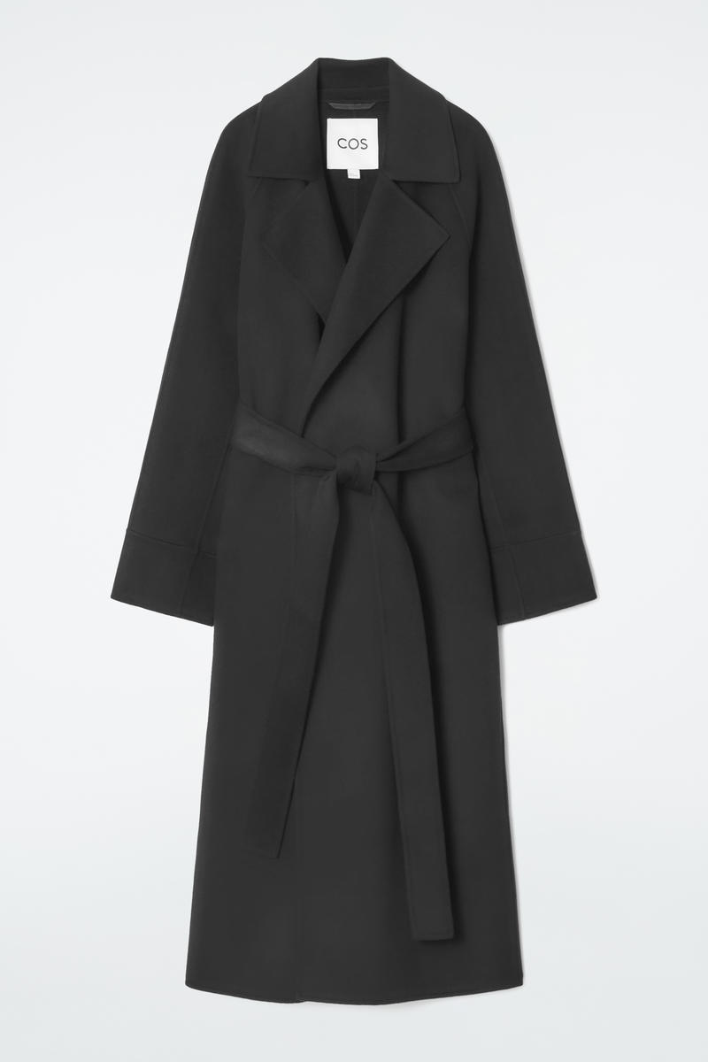 Belted Double-Faced Wool Coat