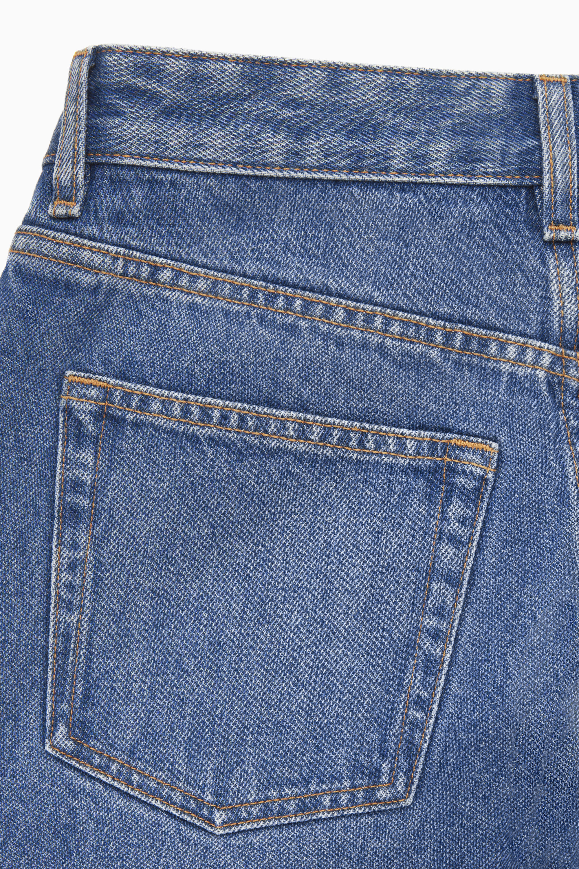 STRAIGHT-LEG LOOSE-FIT EXTRA-LONG JEANS - BLUE | COS