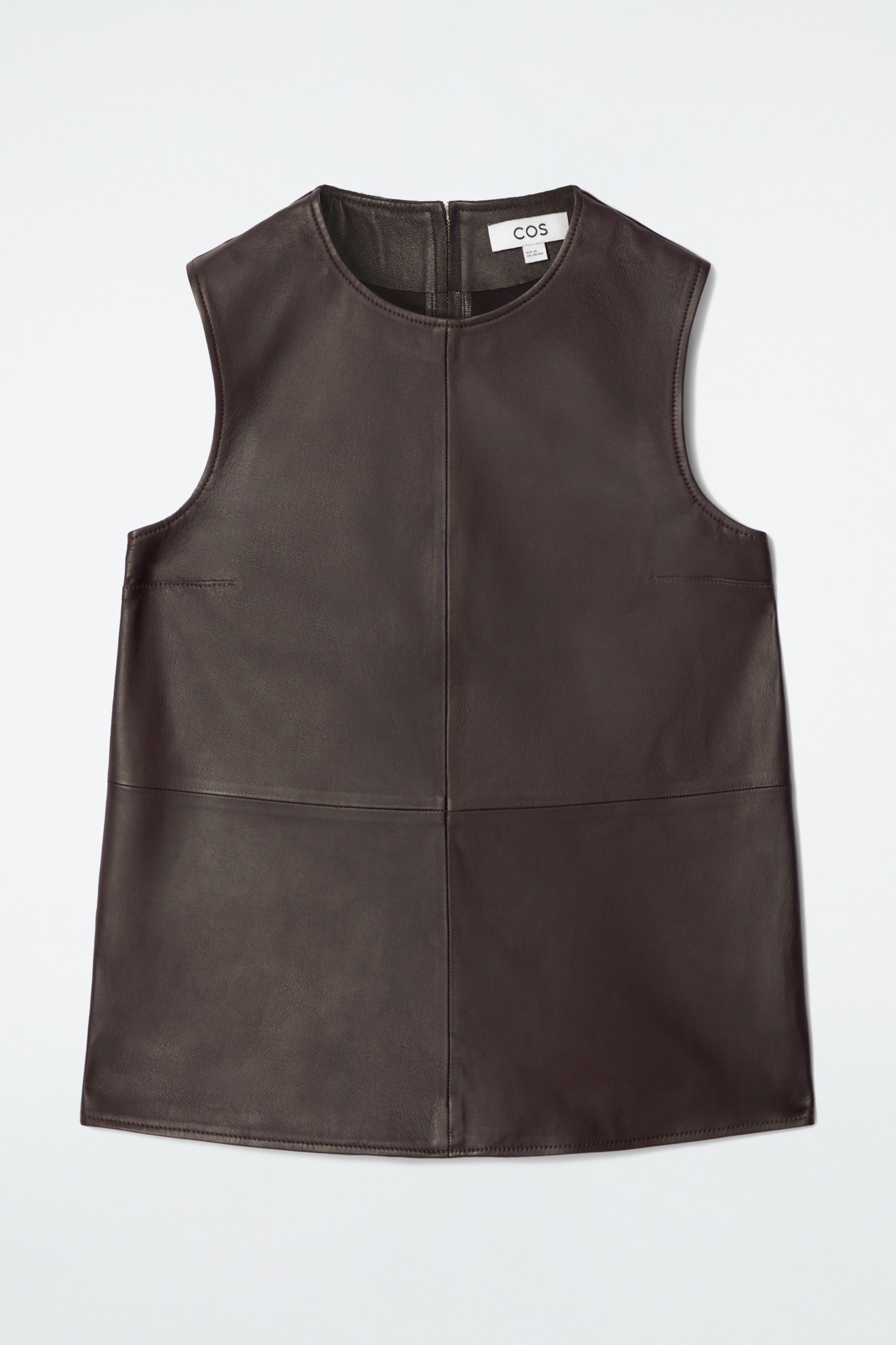 OVERSIZED QUILTED CROSSBODY BAG - DARK BROWN | COS