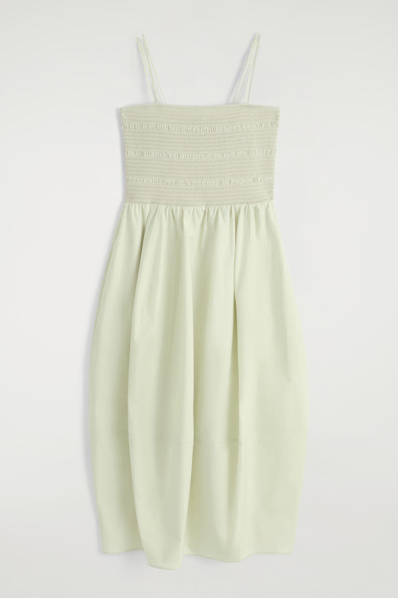 Smocked Midi Dress