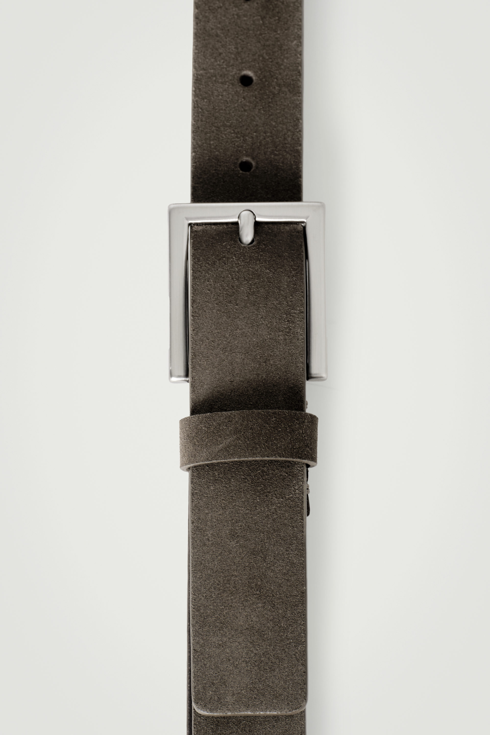 【COS】CLASSIC SUEDE BELT スエードベルト SUEDE BELT - DARK KHAKI | COS