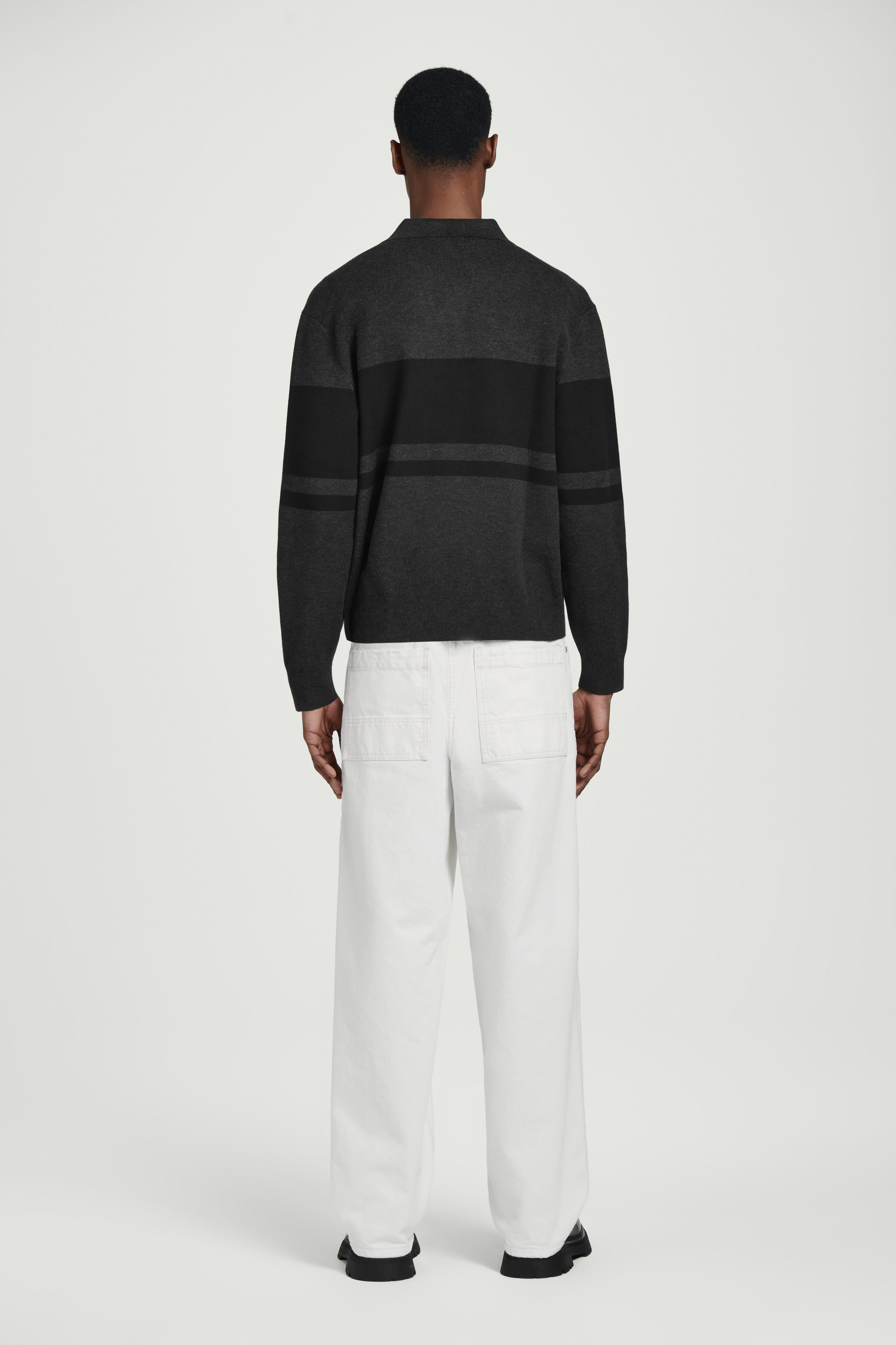 ★★ ★★ striped structured polo knit T12F1KPN STRIPED KNIT POLO SHIRT – calif（カリフ）公式サイト