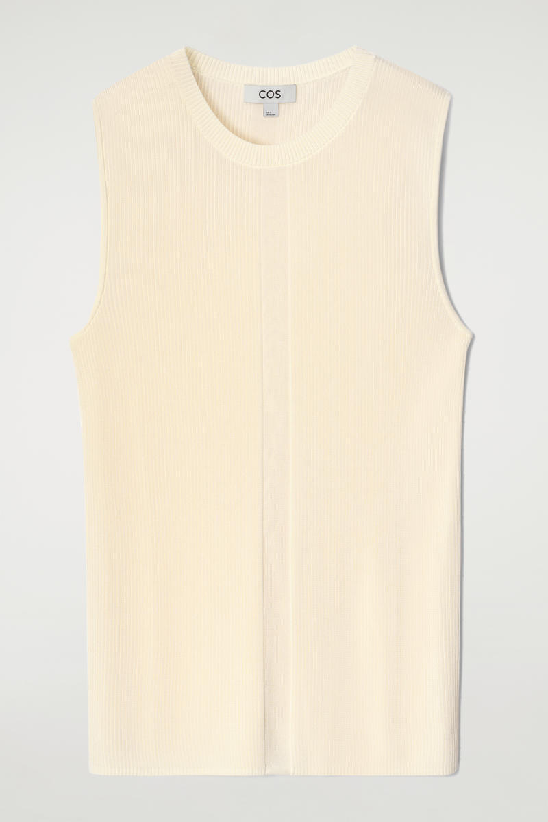 Ribbed-Knit Tank Top
