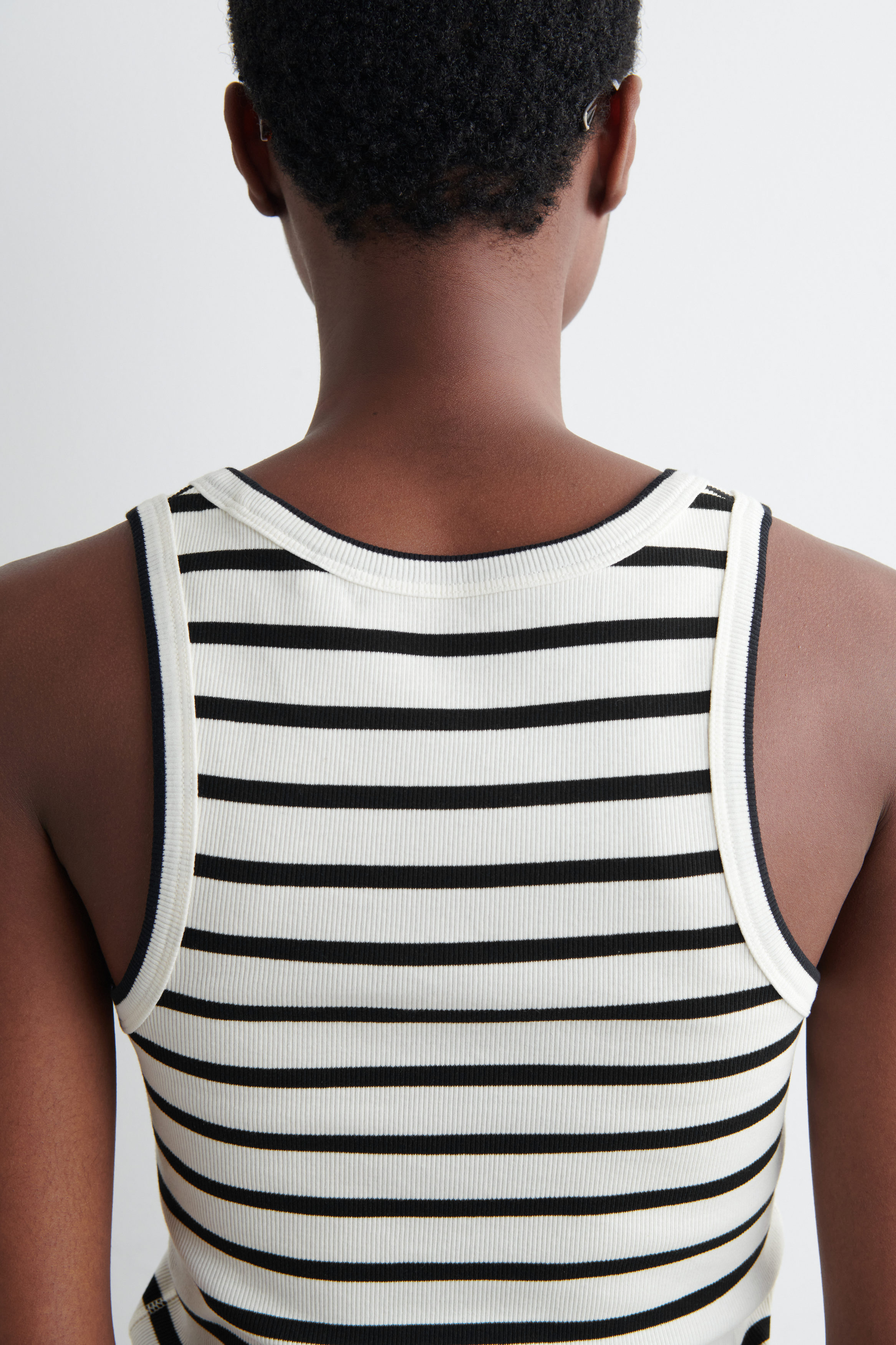 SABROSO the best of tropical latinラテンベスト RIBBED TANK TOP - RED / WHITE / STRIPED | COS