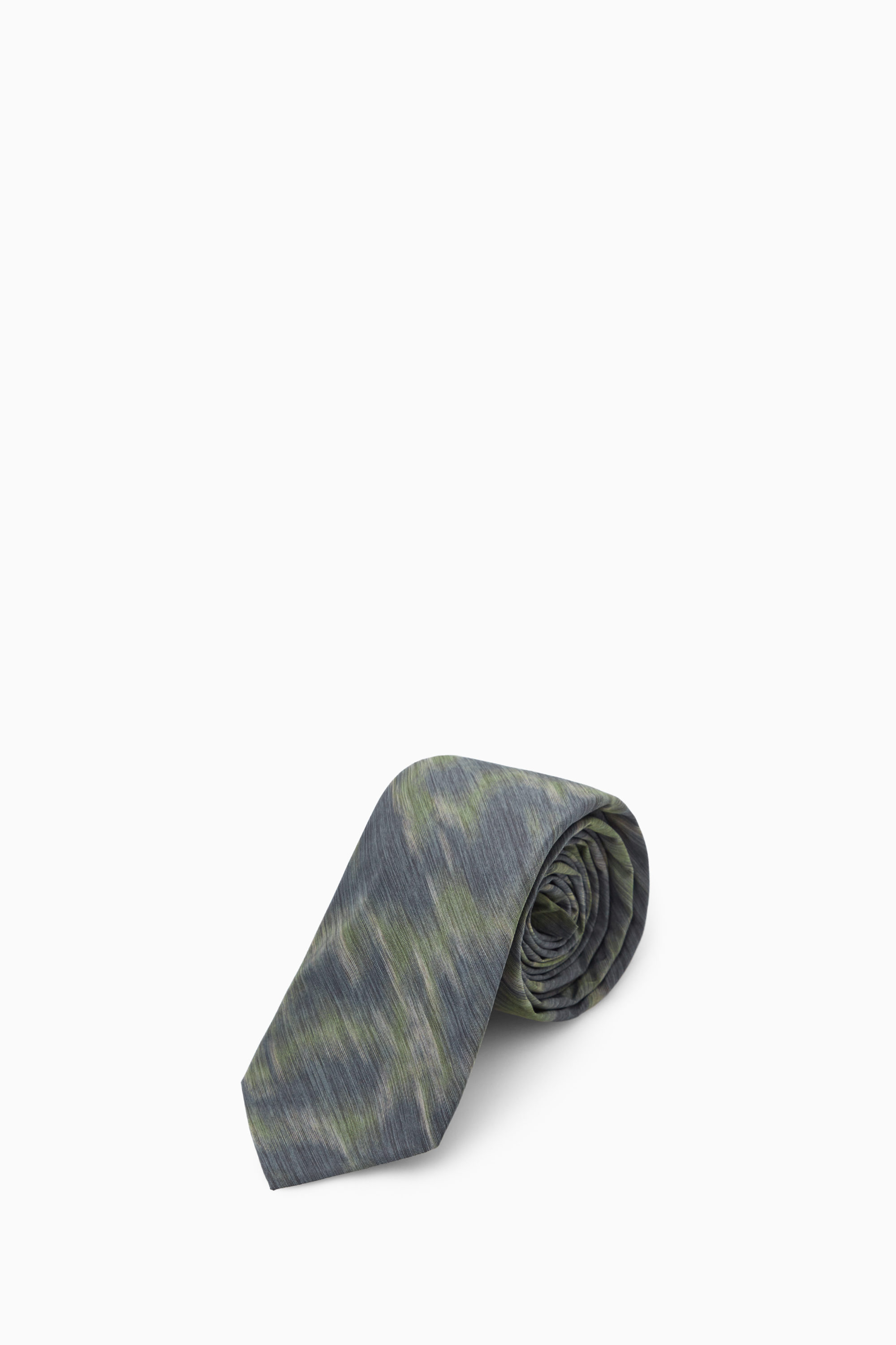 ANIMAL-JACQUARD SLIM TIE