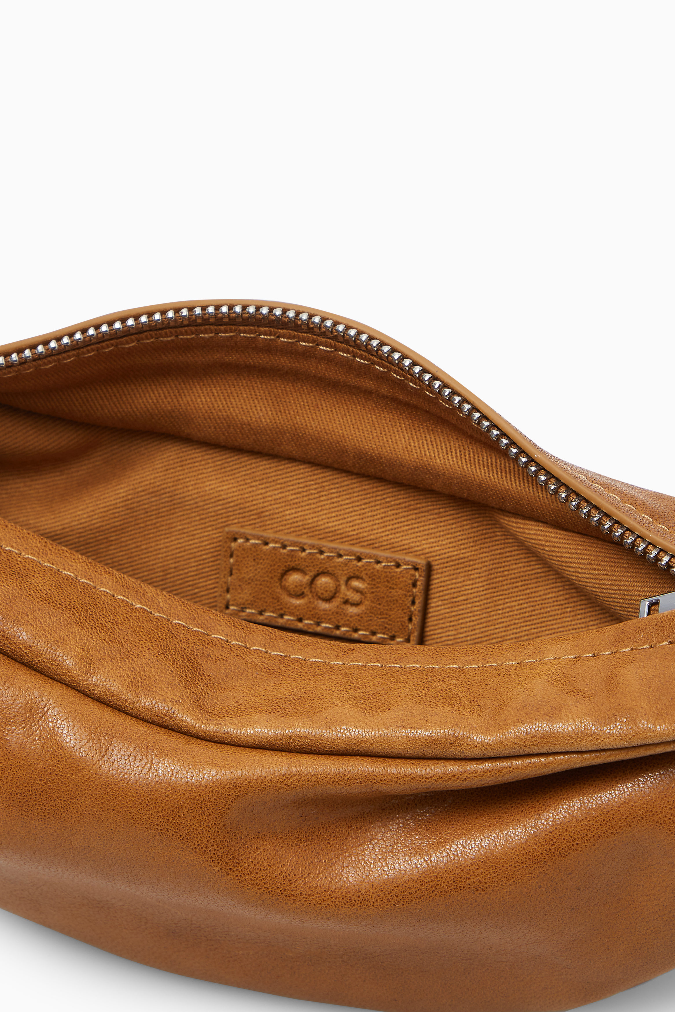 SWING MICRO CROSSBODY BAG - LEATHER - TAN | COS