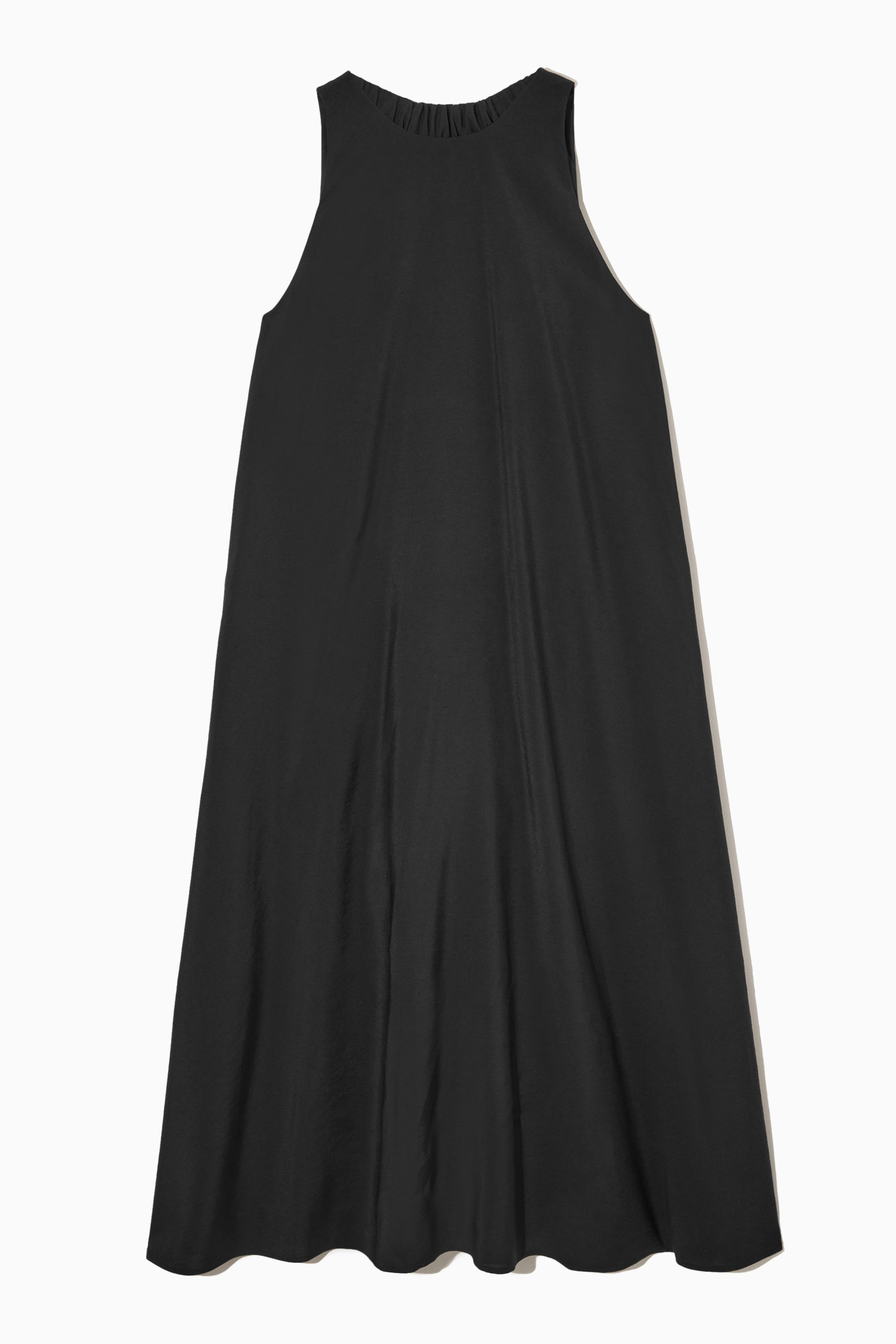 RACER-NECK MIDI DRESS - BLACK | COS NO