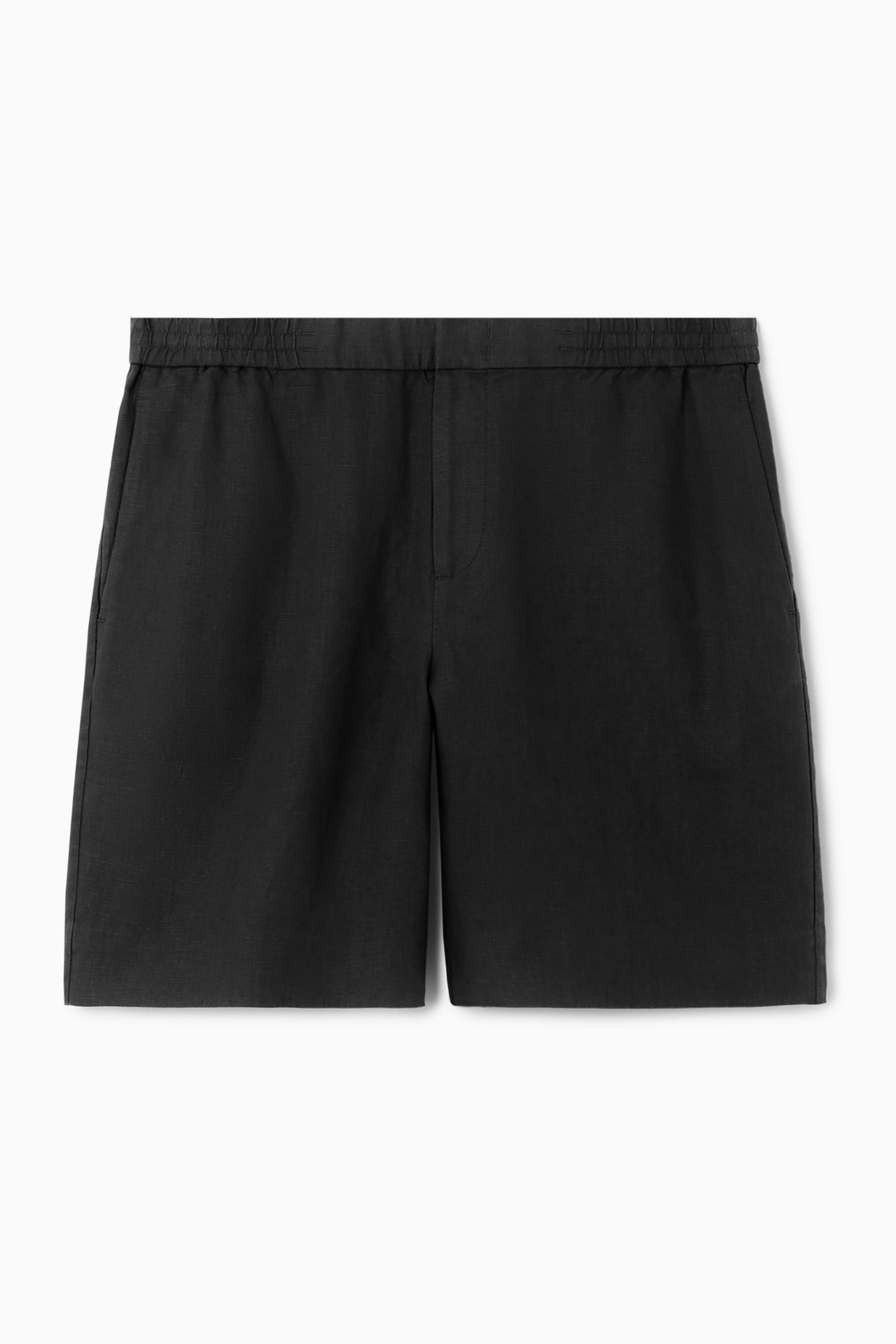 ビキニ Basic Linen Shorts Black LINEN SHORTS | Zara Home United States of America