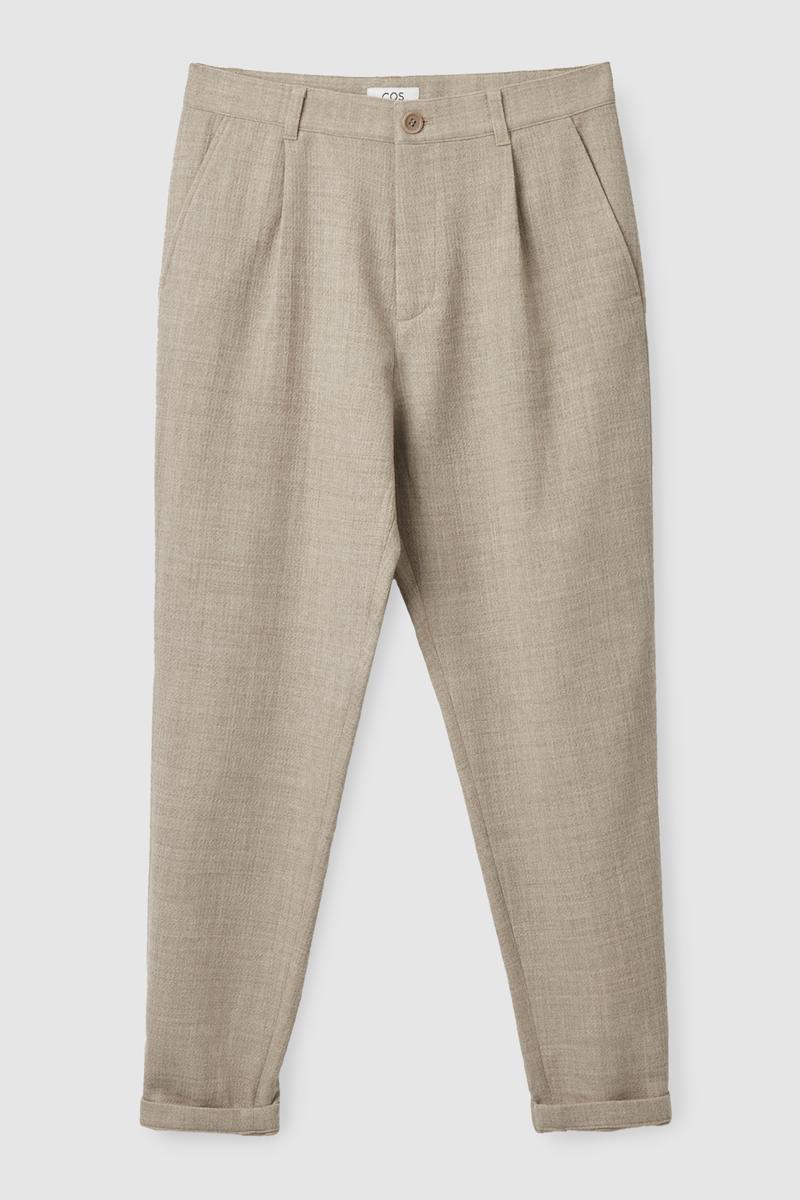 relaxed fit tapered chinos