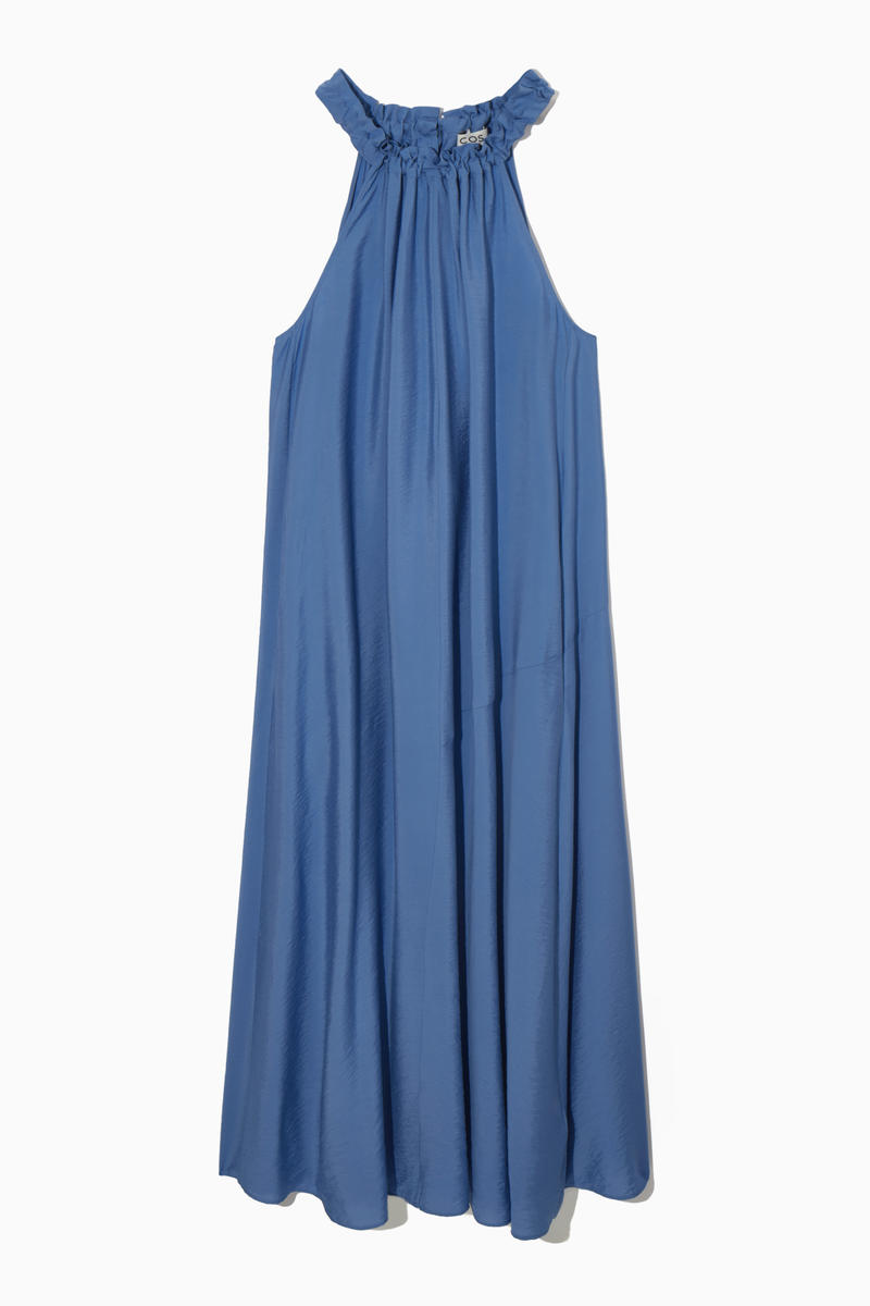 Oversized Gathered Maxi Dress