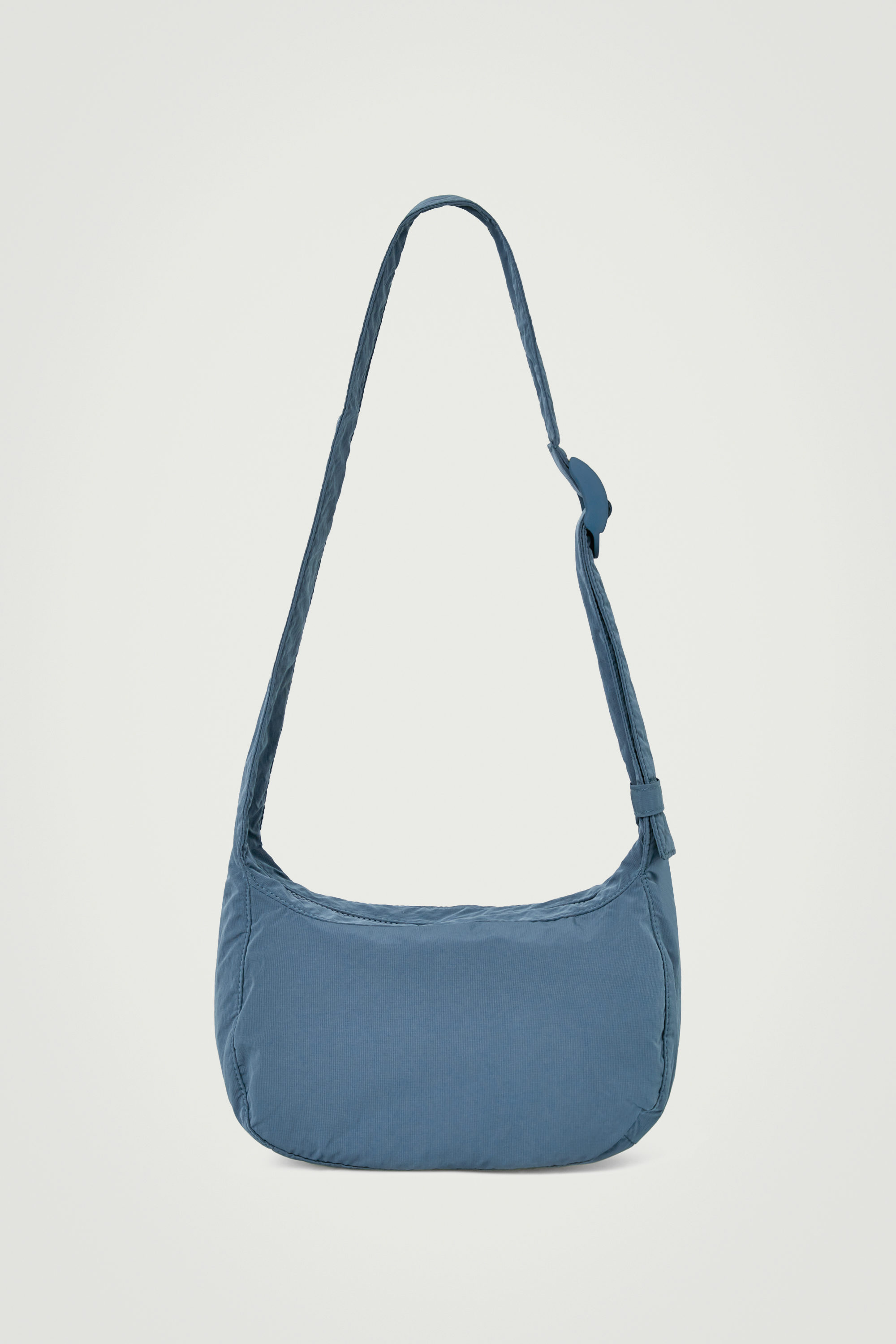 トートバッグ [COS] Nylon Crossbody Saddle Bag Black CROSSBODY SADDLE BAG - NYLON - BLACK | COS