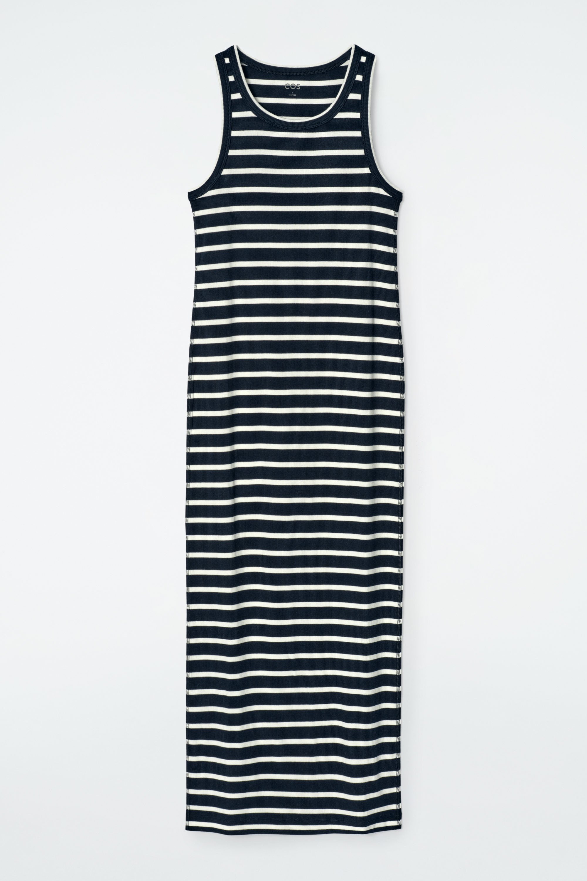 RIBBED TUBE DRESS - OFF-WHITE