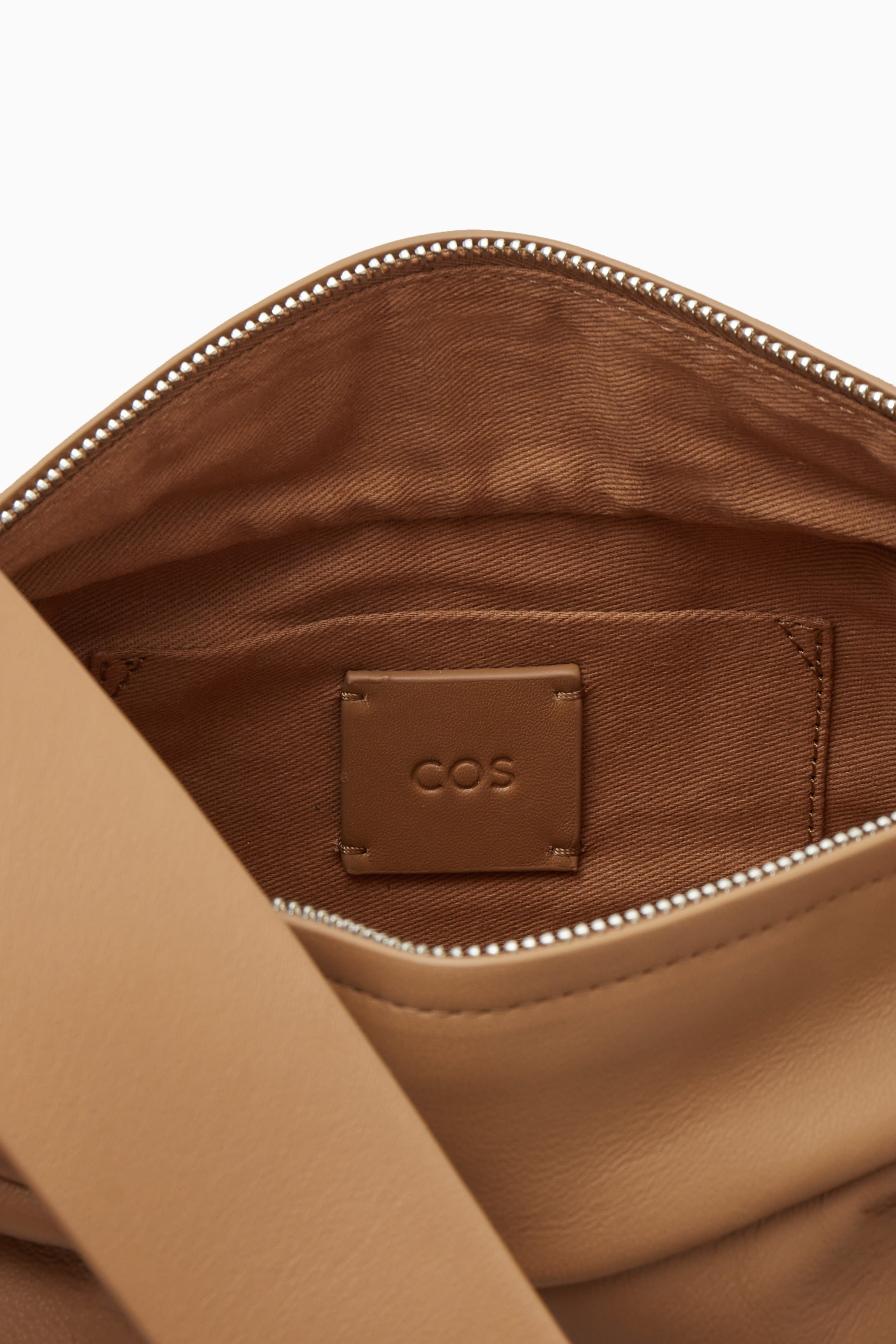 SWING CROSSBODY BAG - LEATHER - BEIGE