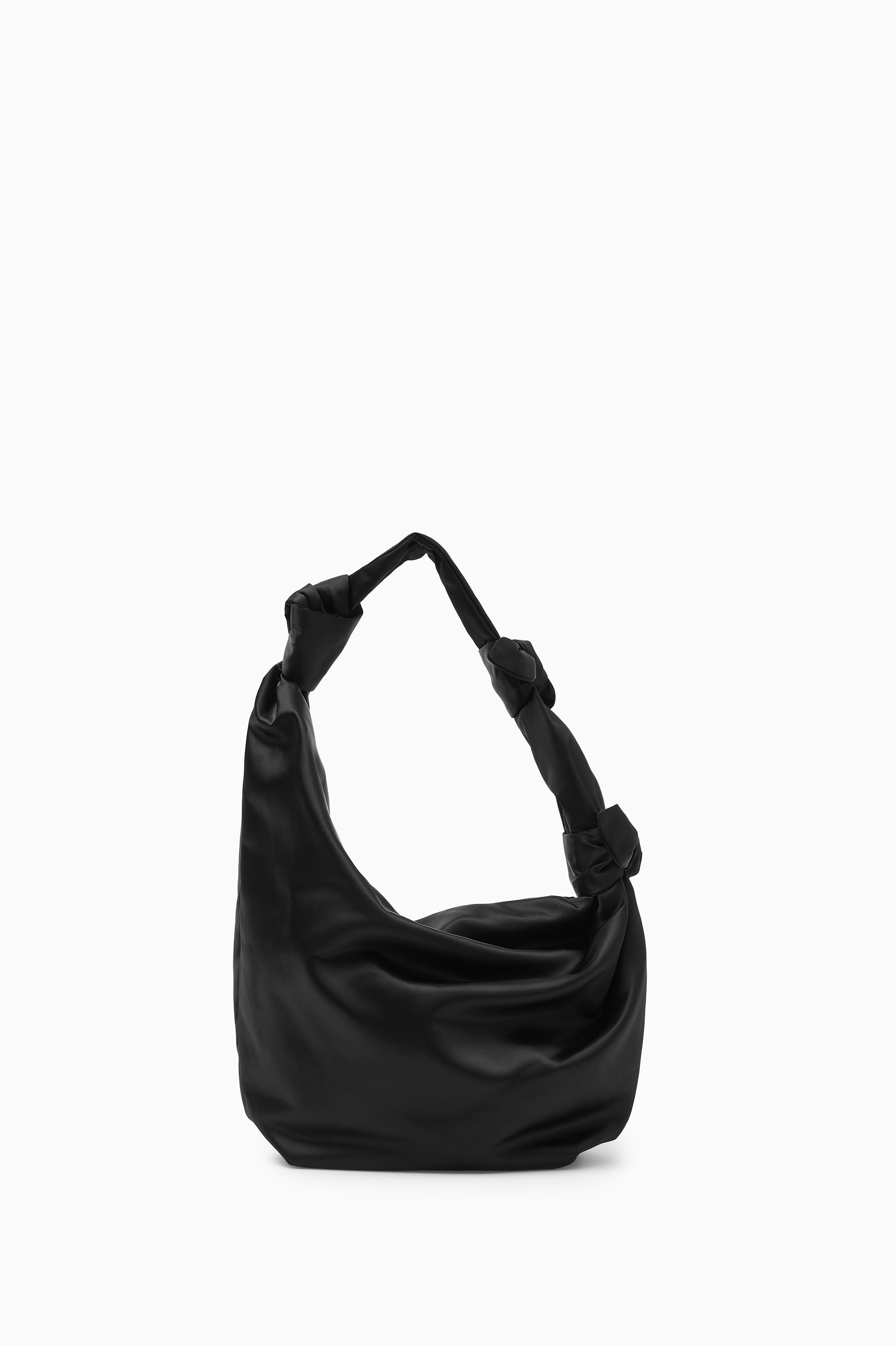 トートバッグ [COS] Nylon Hitch Oversized Crossbody Bag Black HITCH MICRO GRAB BAG - NYLON - BLACK | COS