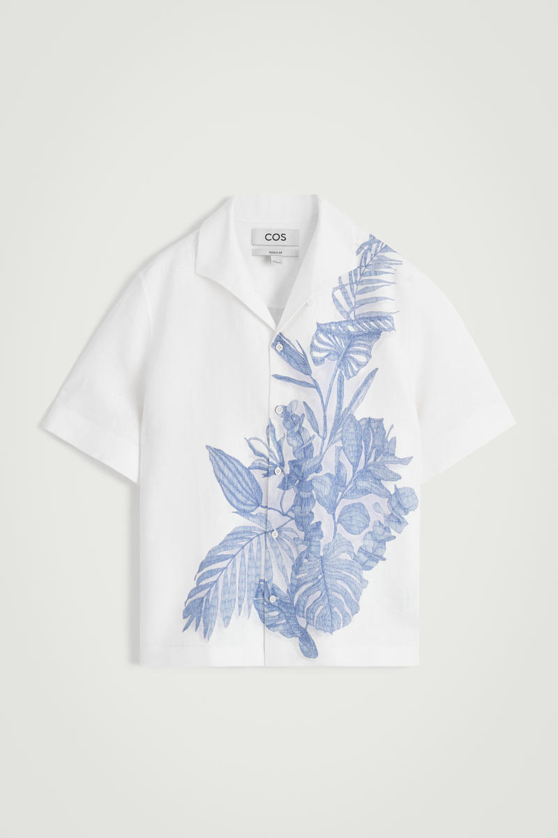 Linen Short-Sleeved Shirt