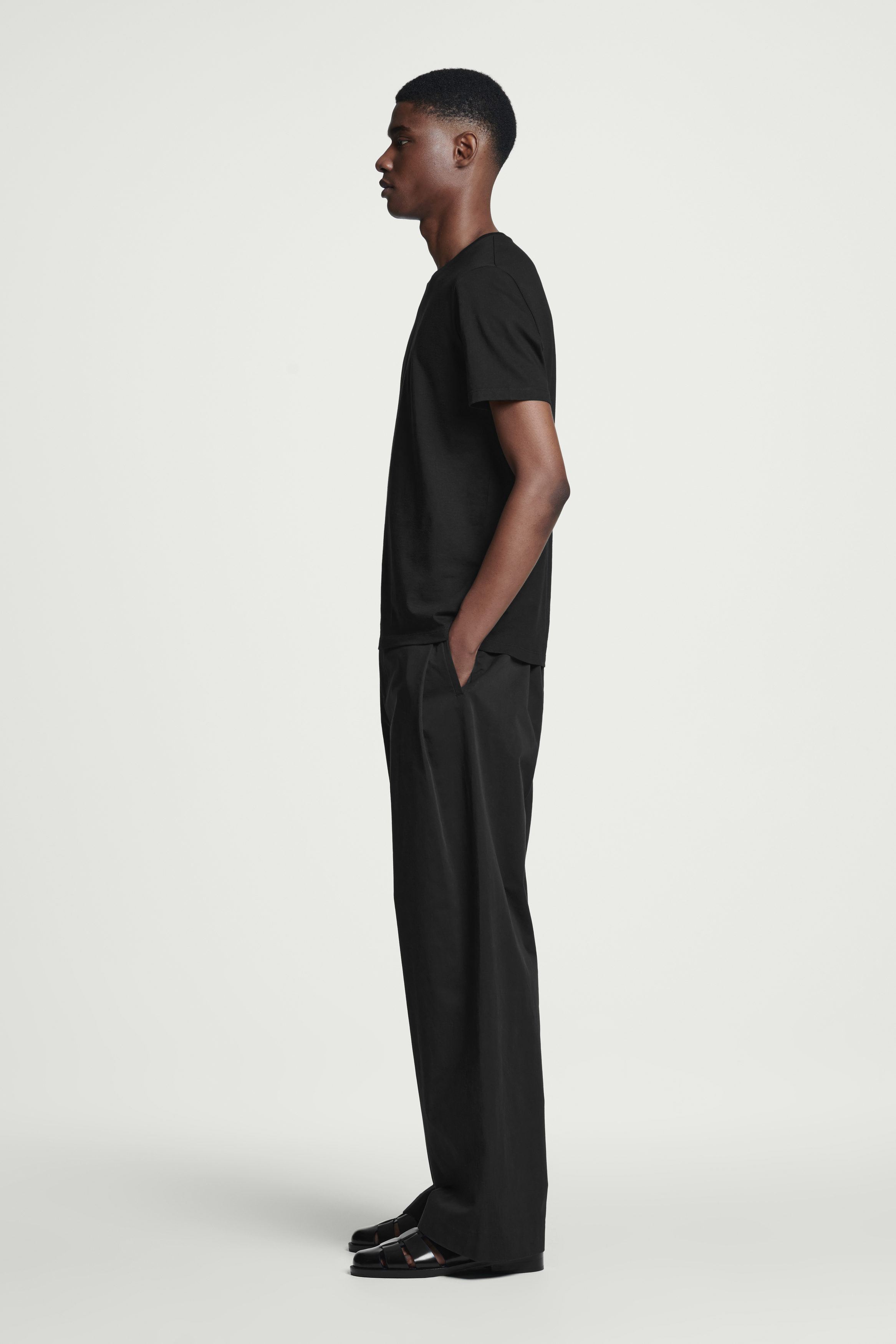 Tシャツ・カットソー OAMC SS24 Black cotton t-shirt (24E28OAJ15COT00912 001) Logo T-shirt | Black | Jack & Jones®