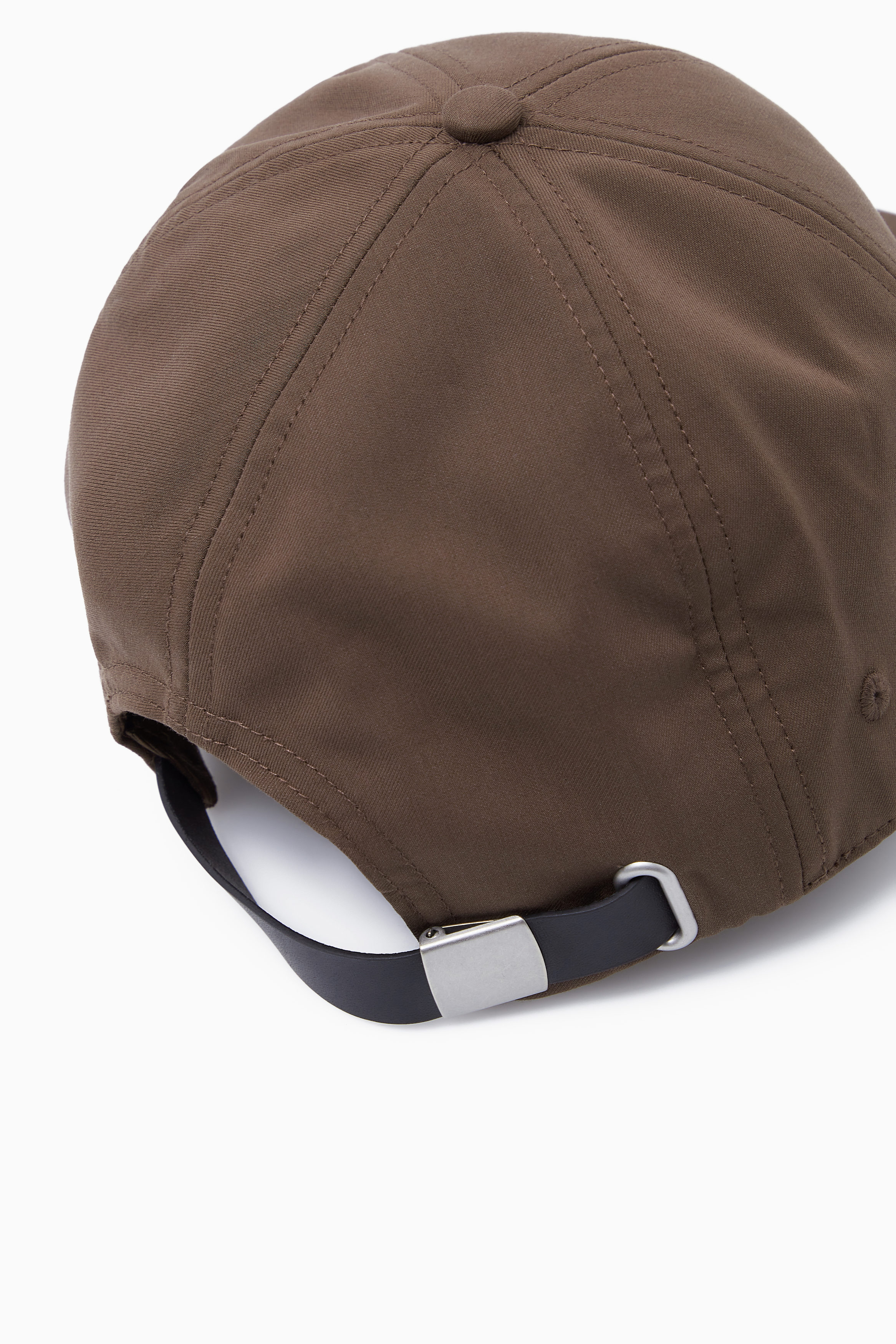 COTTON BASEBALL CAP - BROWN