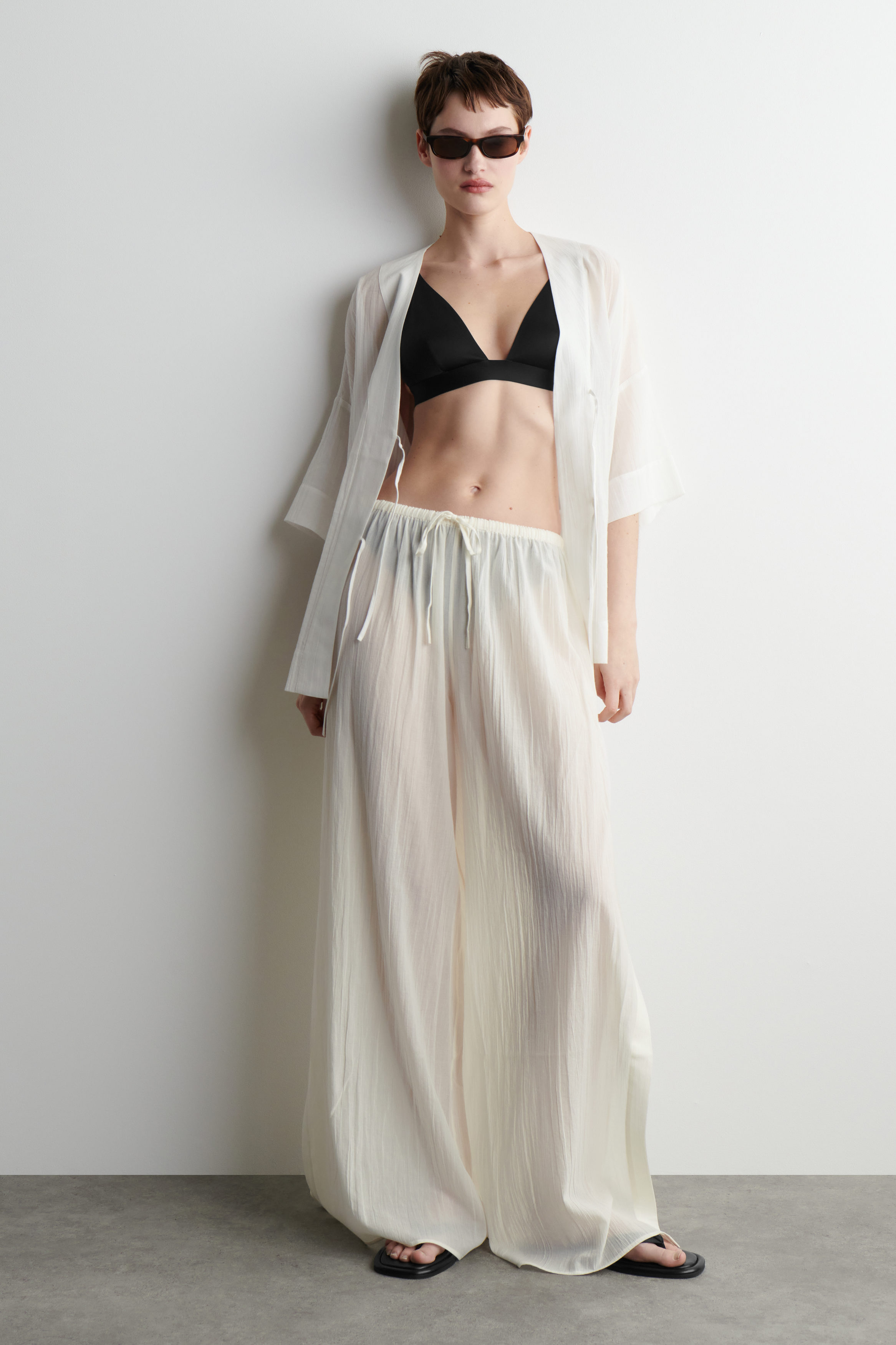 Trousers Cotton Ivory | Kiton