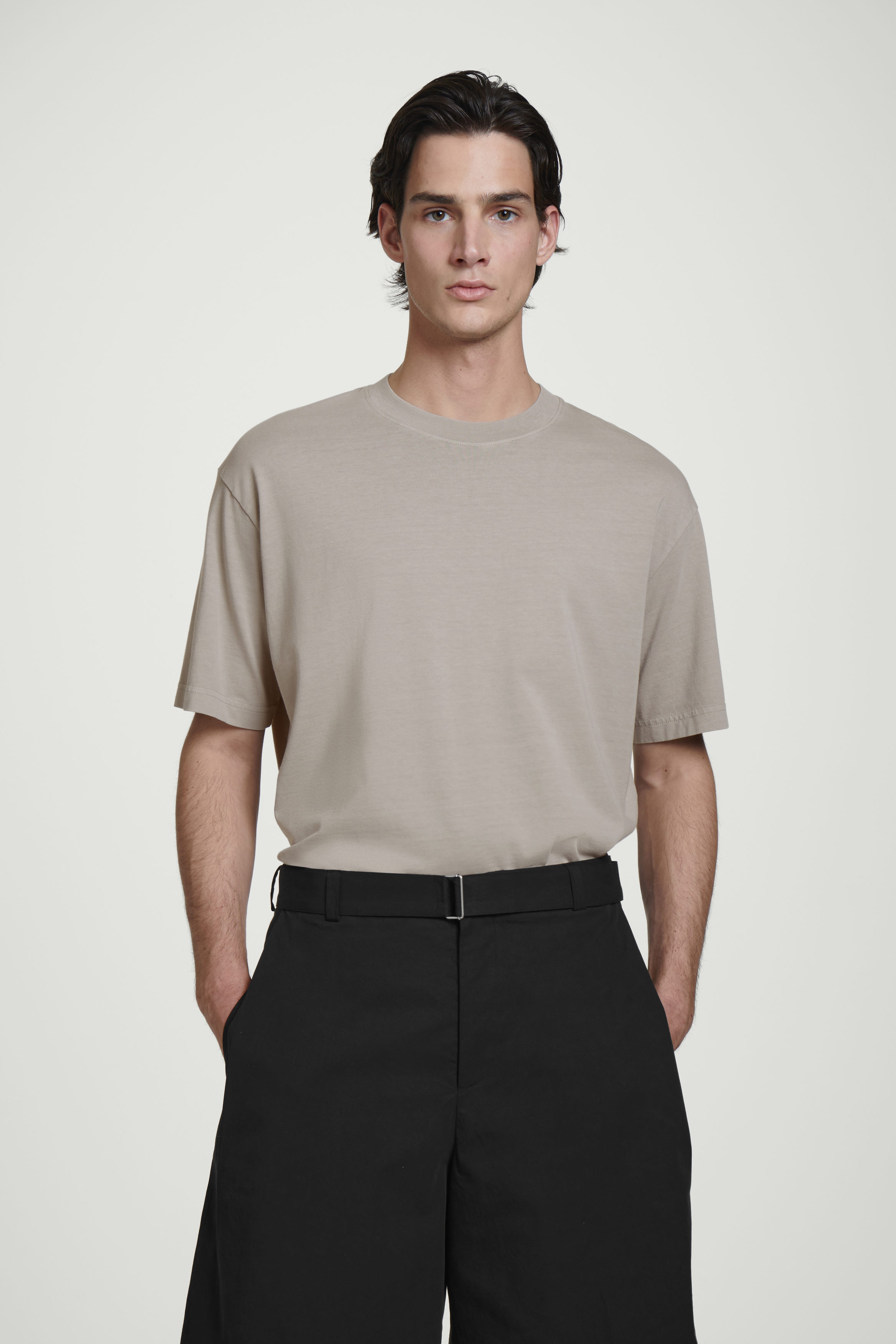 ★MUSINSA STANDARD★ Relaxed lightweight nylon shirt grey MM MUSINSA | MUSINSA STANDARD Relaxed lightweight nylon shirt