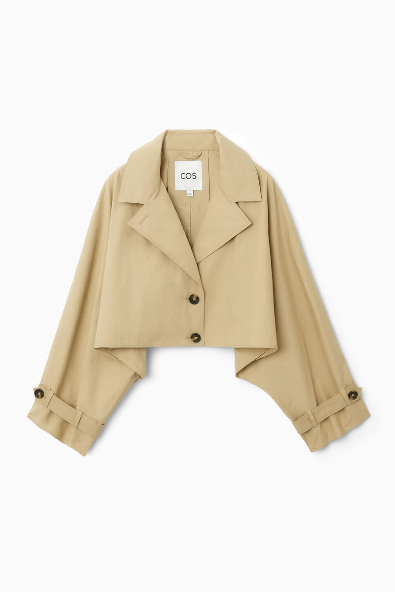 Cropped Hybrid Trench Coat