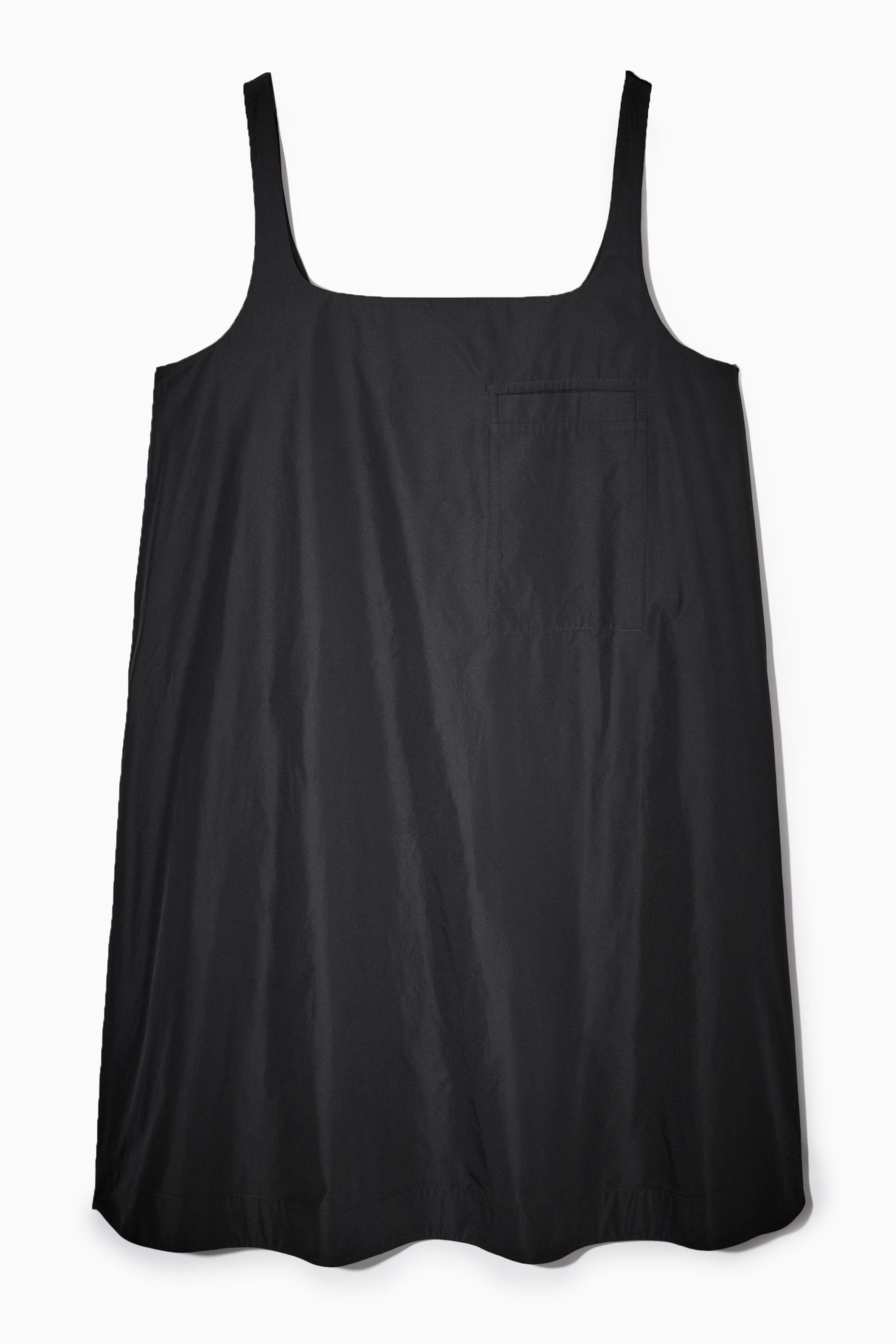 knee length dresses for ladies Black Square Neck Satin Mini Dress – ADONIS BOUTIQUE