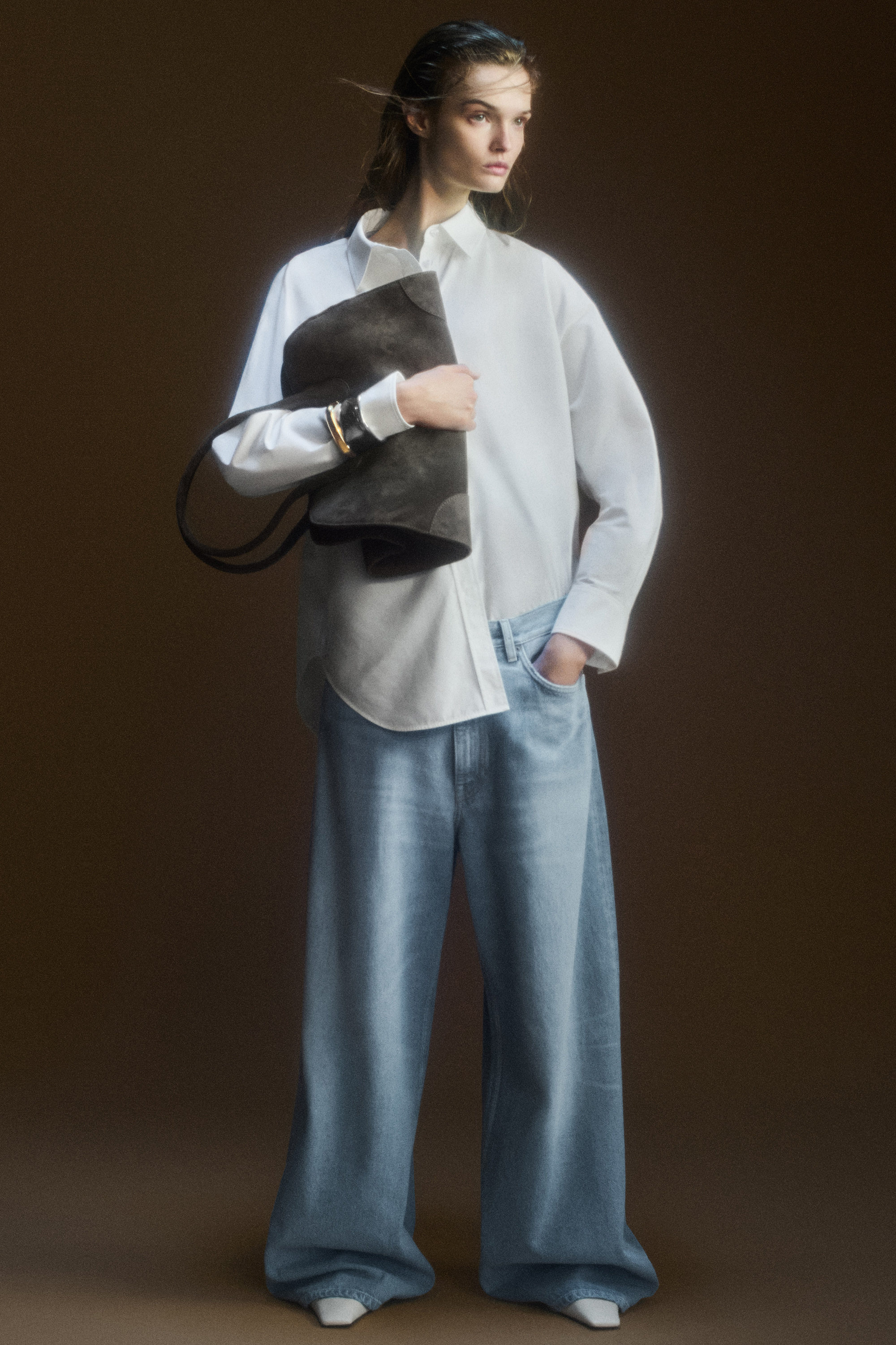 OVERSIZED TAILORED SHIRT - WHITE