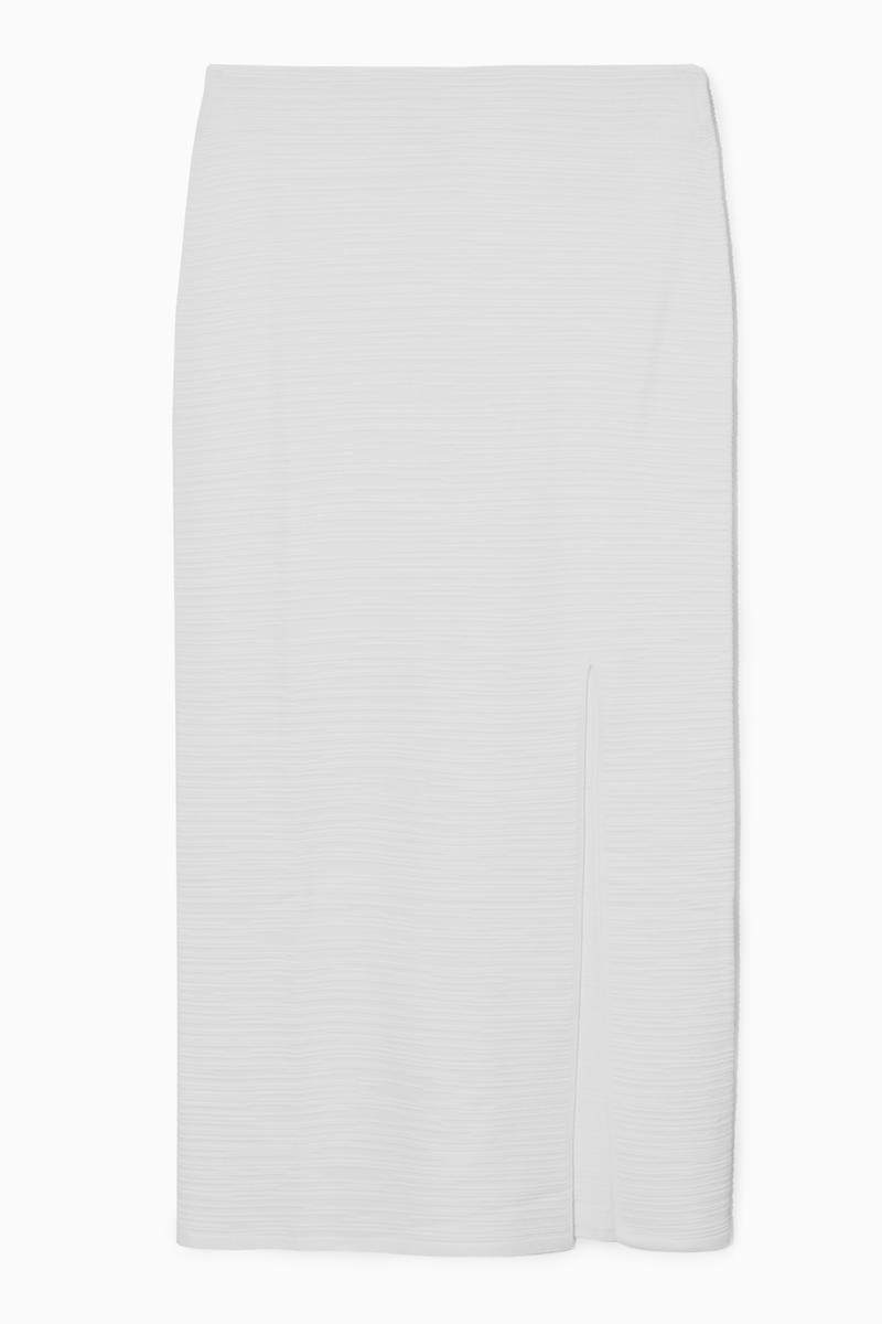 Textured Pencil Skirt