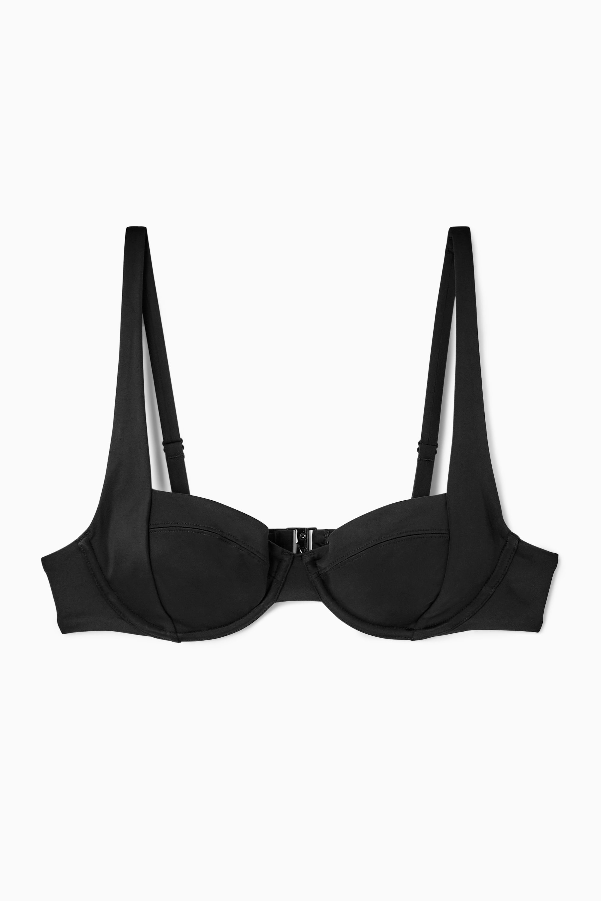 ★GLOWNY★ FRILL BALCONETTE BIKINI TOP BLACK New Glowny Frill Balconette Bikini Swim Top in Black | eBay