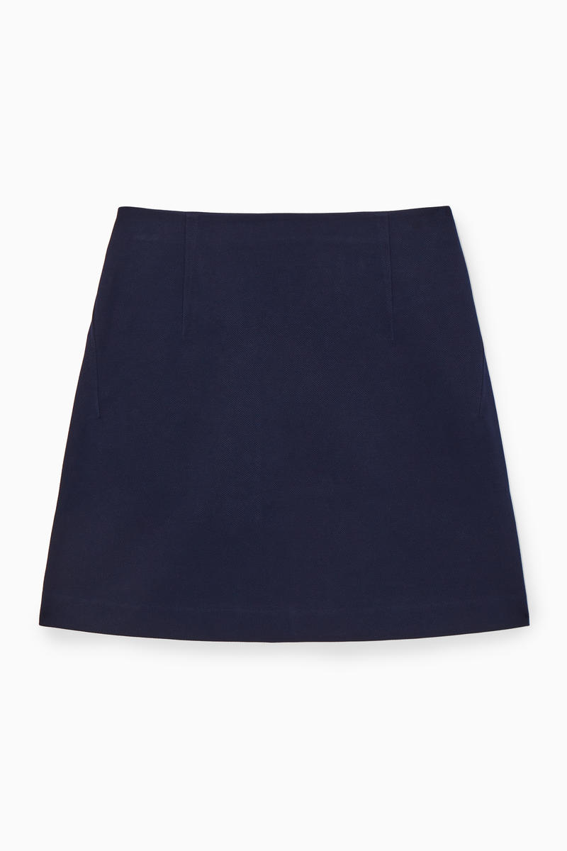 Twill Mini Skirt