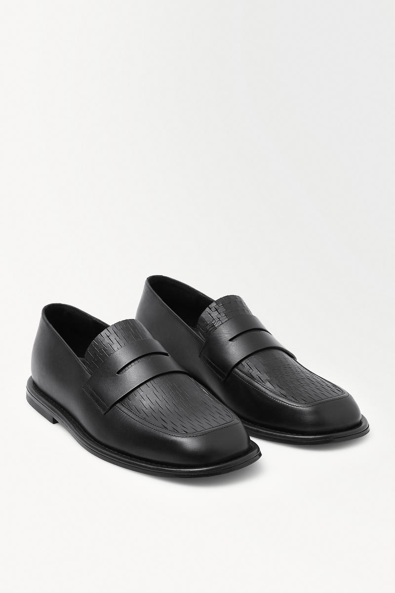 The Perforated Leather Loafers