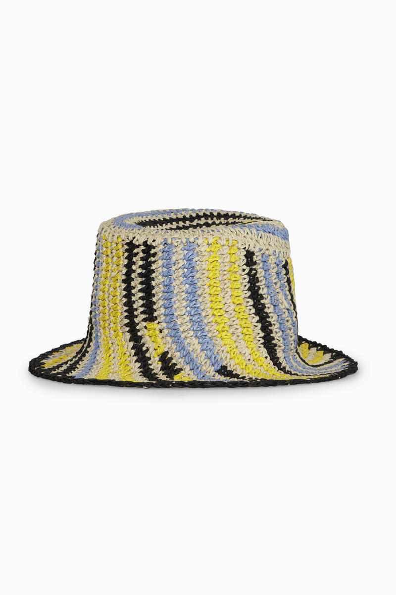 Woven Straw Bucket Hat