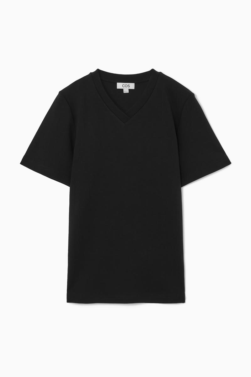 Boxy V-Neck T-Shirt