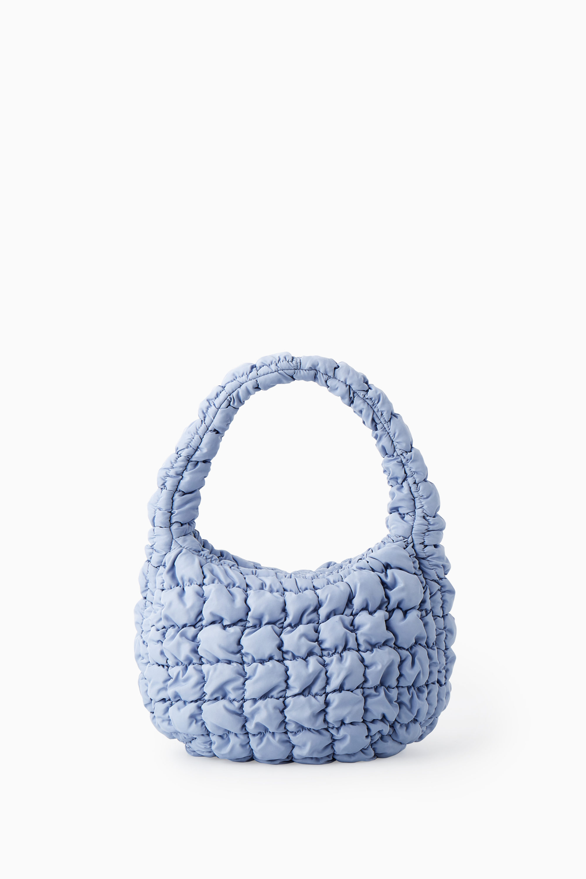 QUILTED MINI BAG - LIGHT BLUE | COS