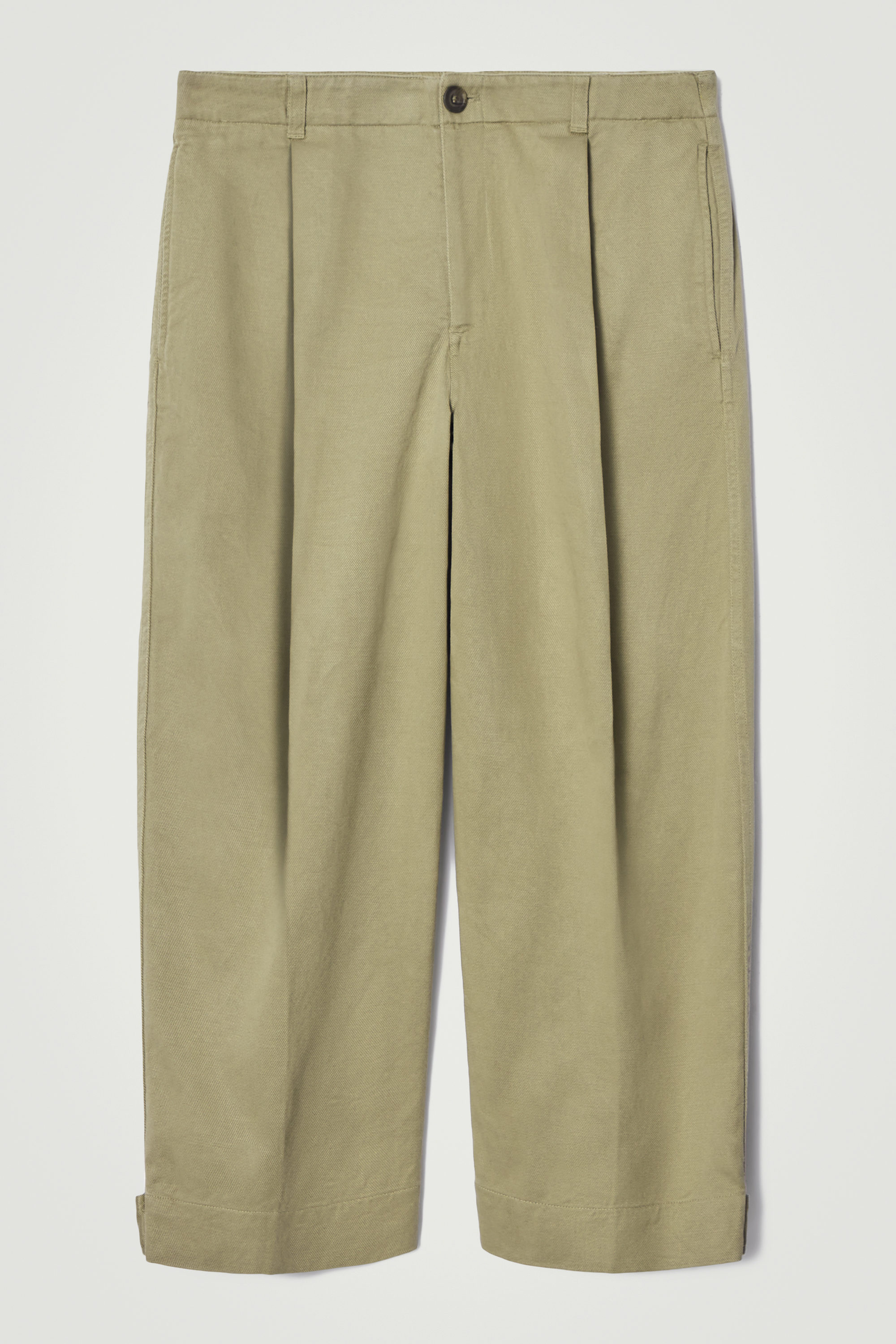 新品未使用完売品【COS】BARREL-LEG COTTON TROUSERS BARREL-LEG COTTON TROUSERS - BEIGE | COS