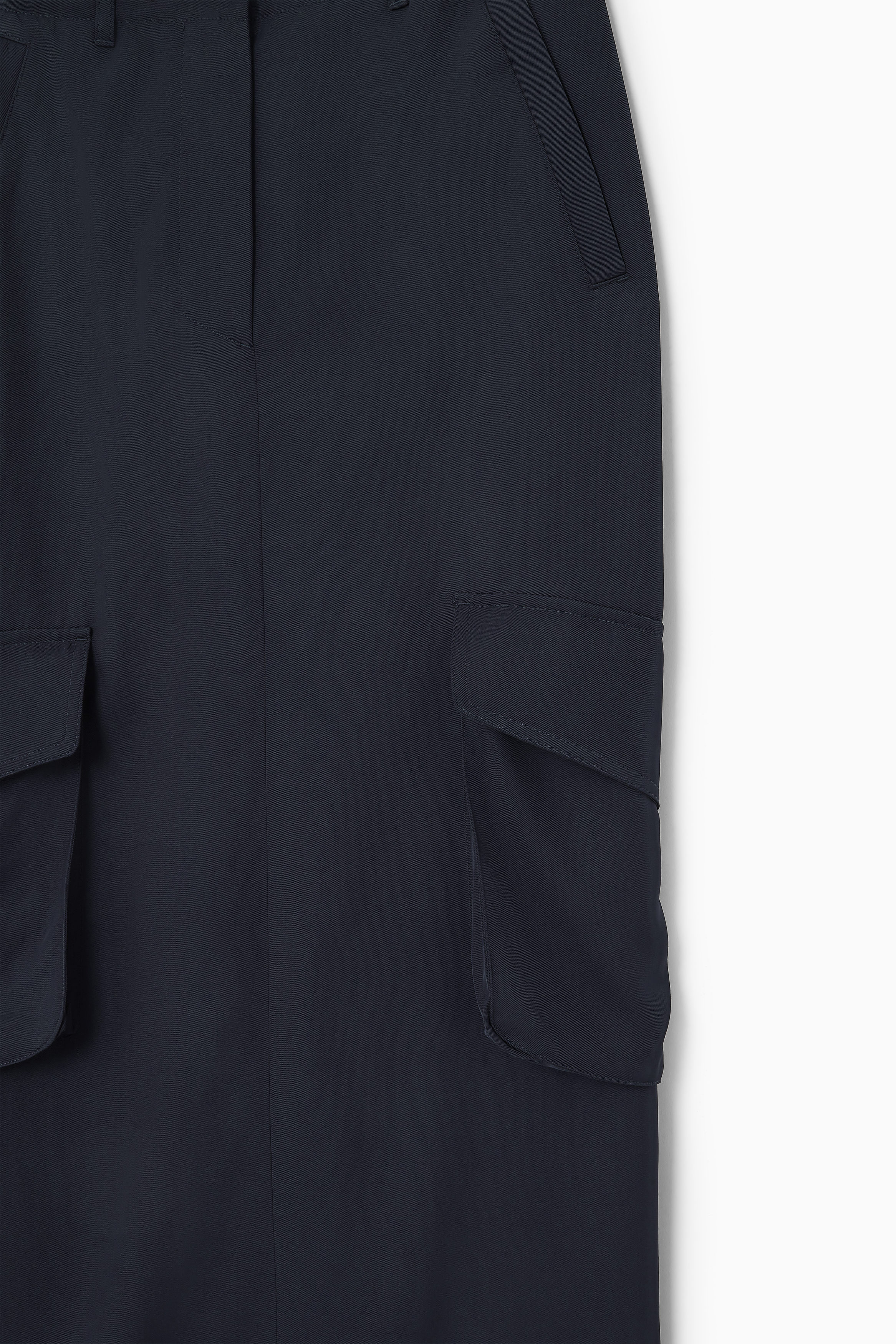 PAPERBAG UTILITY SKIRT - NAVY BLUE | COS US