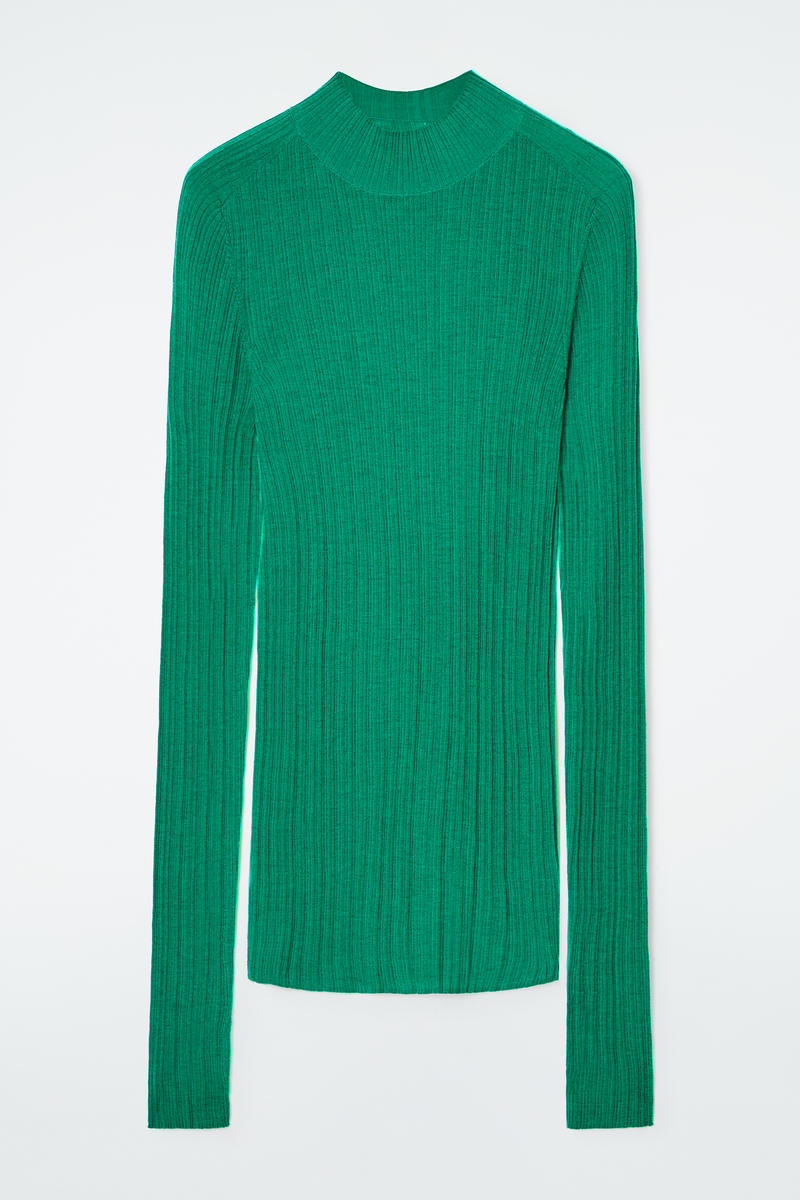 The Ribbed Merino Wool Top